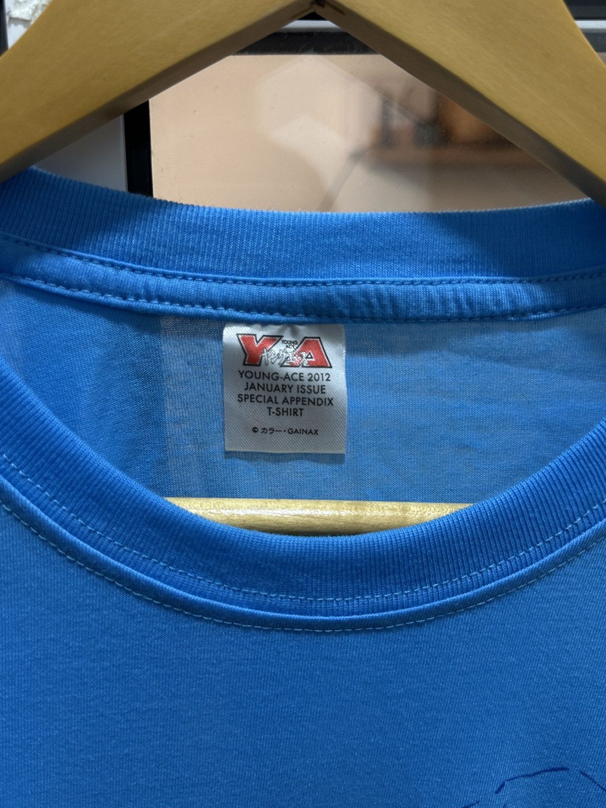 Anime 2012 Young Ace Rei Ayanami Evangelion Anime Tshirt Size US M / EU 48-50 / 2 - 5 Thumbnail