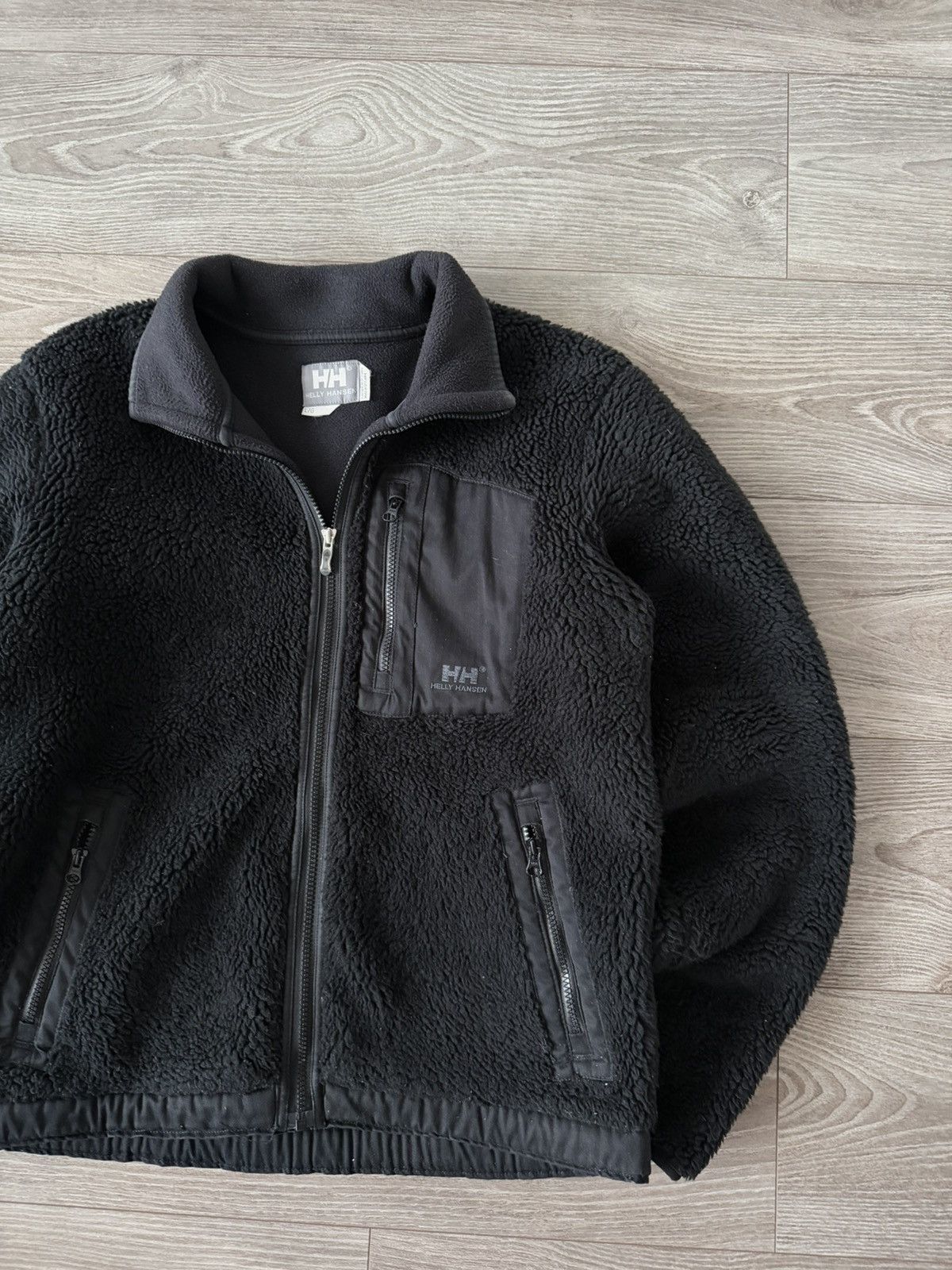 Helly Hansen Helly Hansen Black Teddy Fleece Vintage Zip Jacket Size US L / EU 52-54 / 3 - 9 Thumbnail