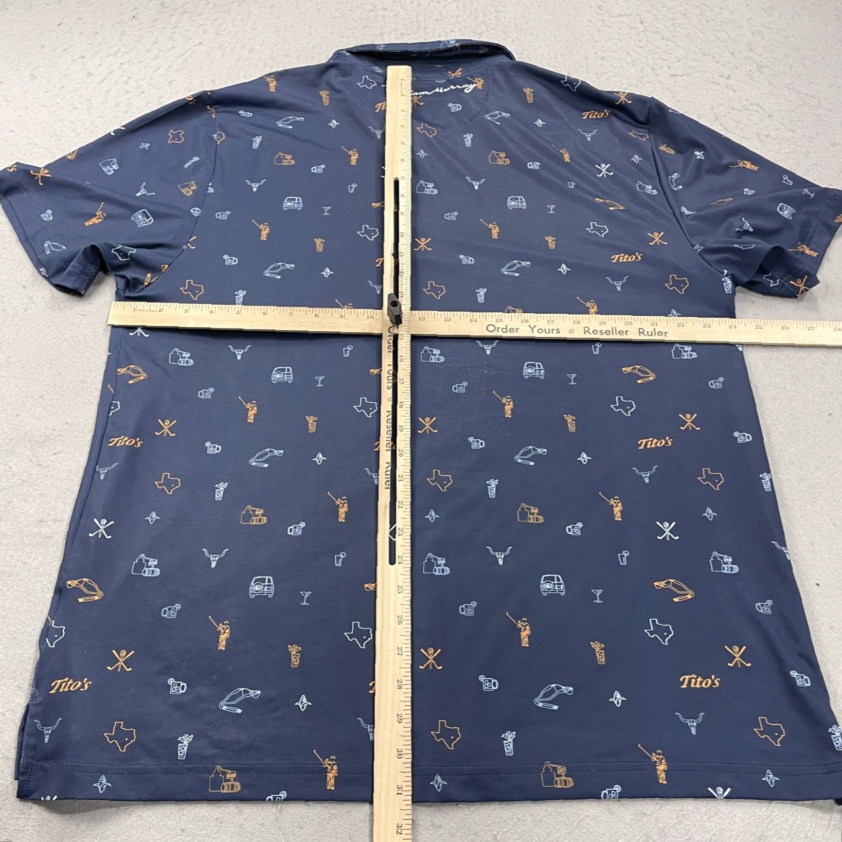 Vintage William Murray Polo Shirt Mens XL Blue Polo Golf Stretch Shirt Size US XL / EU 56 / 4 - 7 Thumbnail
