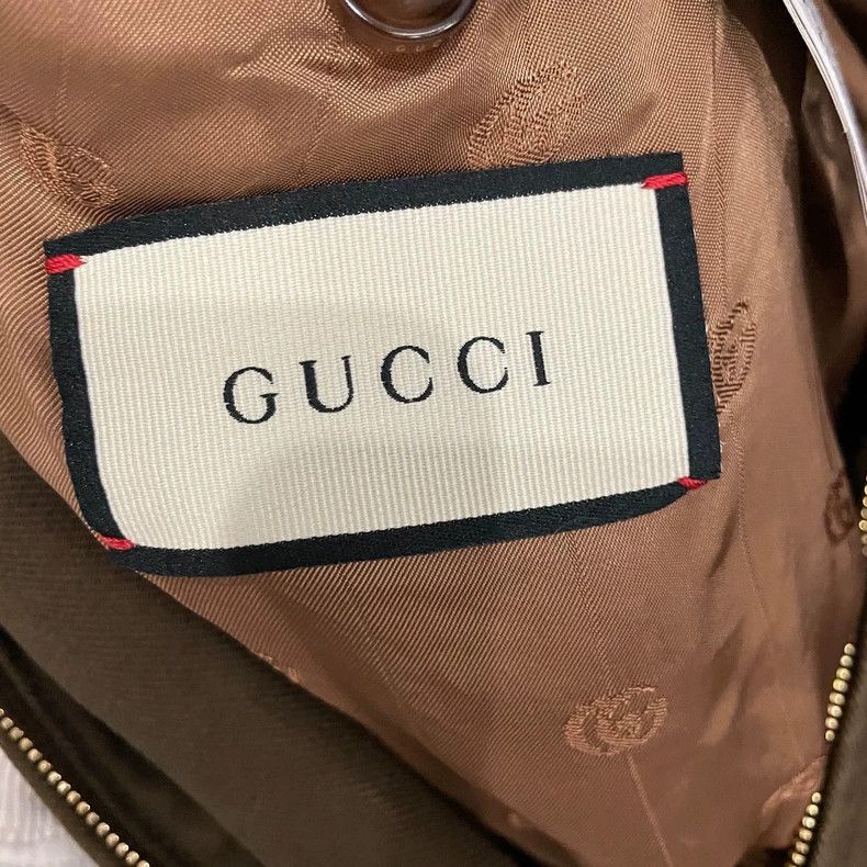 Gucci Gucci Brown striped knitted logo zipper jacket 2501-Nextarr Size US S / EU 44-46 / 1 - 4 Thumbnail