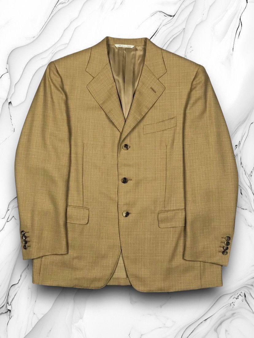 Canali Vintage Canali Haffke Pure Wool Italy Blazer sport coat og Size 50R - 1 Thumbnail