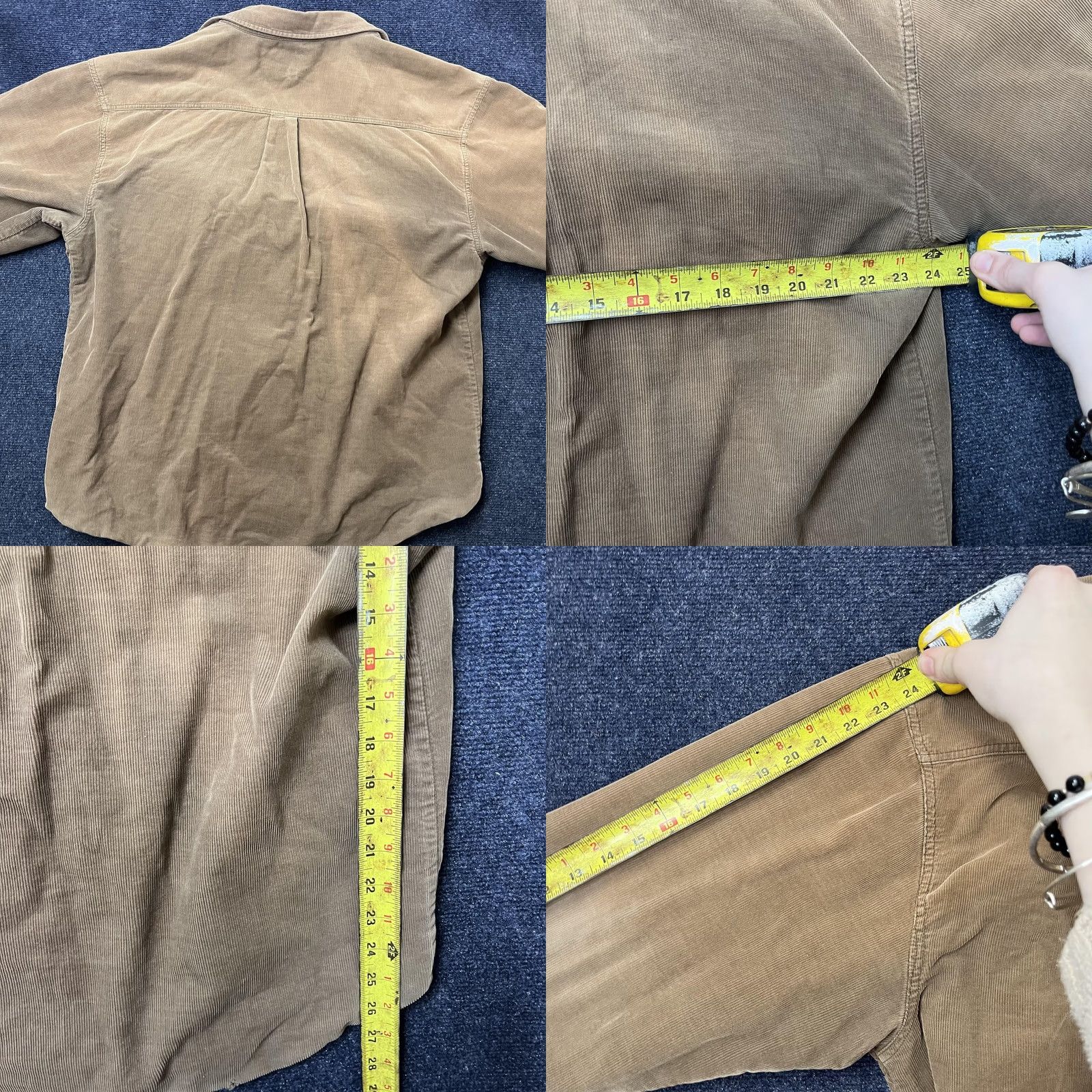 Levi's VINTAGE Levi's Shirt Jacket Men XL Brown Corduroy Fleece Lined Workwear Size US XL / EU 56 / 4 - 8 Thumbnail