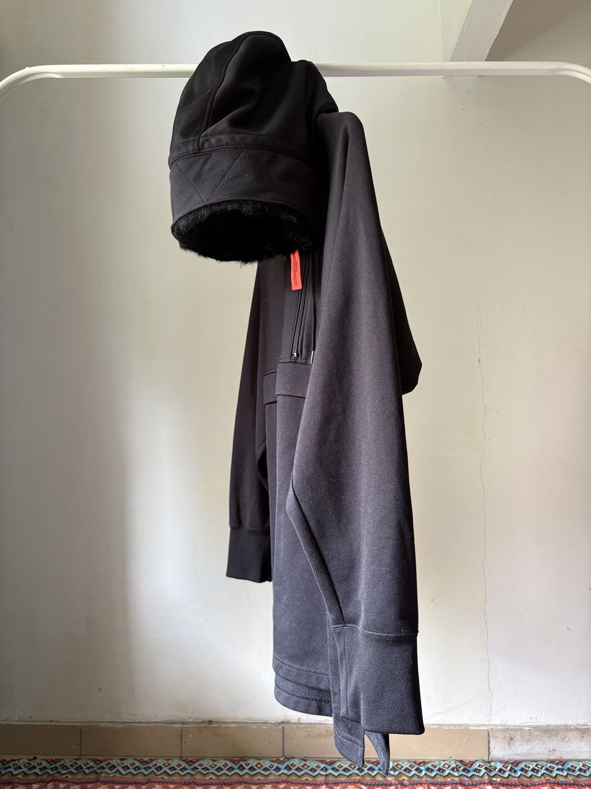 CABANE de ZUCCa 1999 Archive CABANE de ZUCCA Fur Hoodie Size US L / EU 52-54 / 3 - 11 Thumbnail