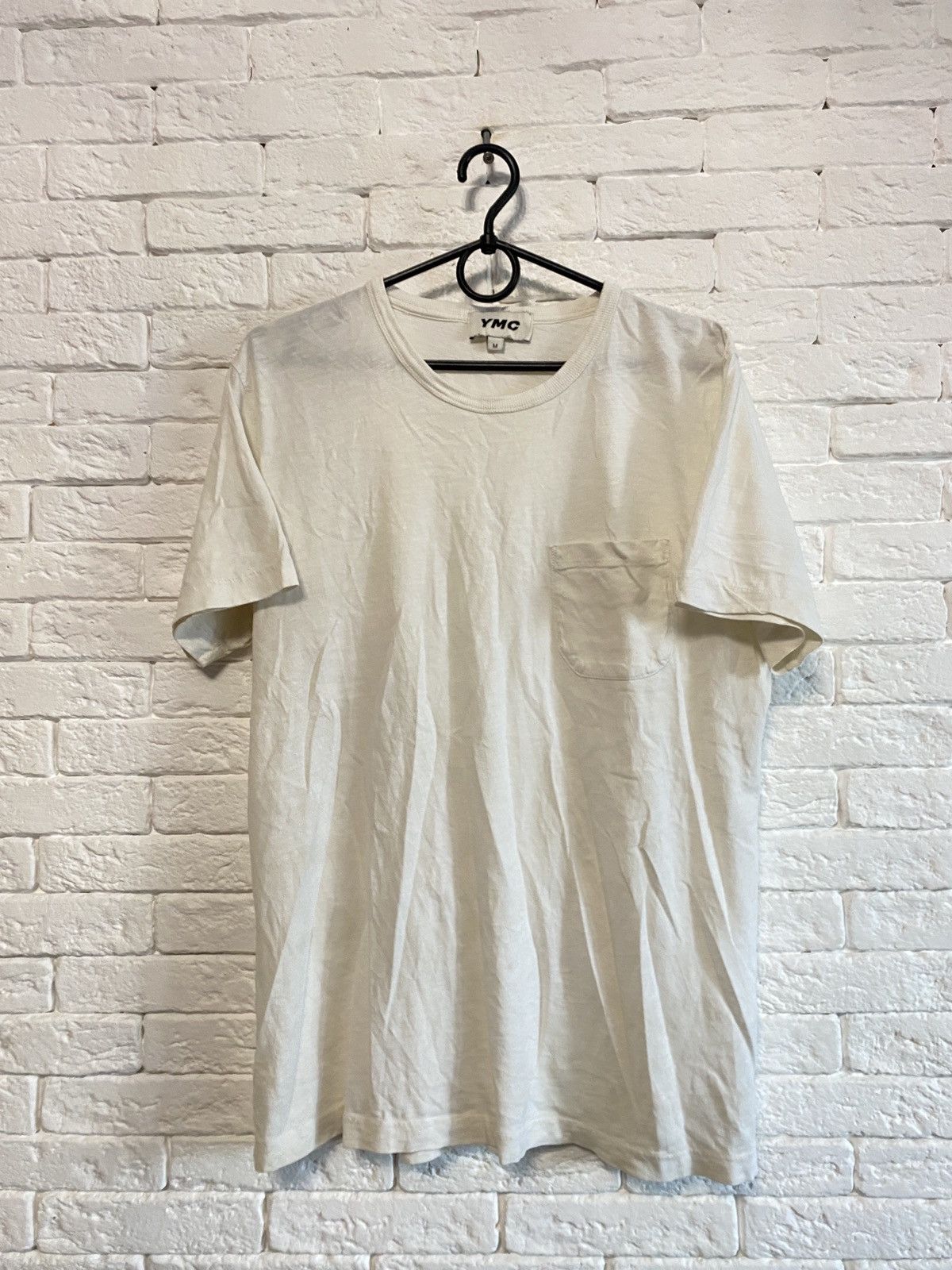 Pre-owned Ymc You Must Create Basic White T-shirt