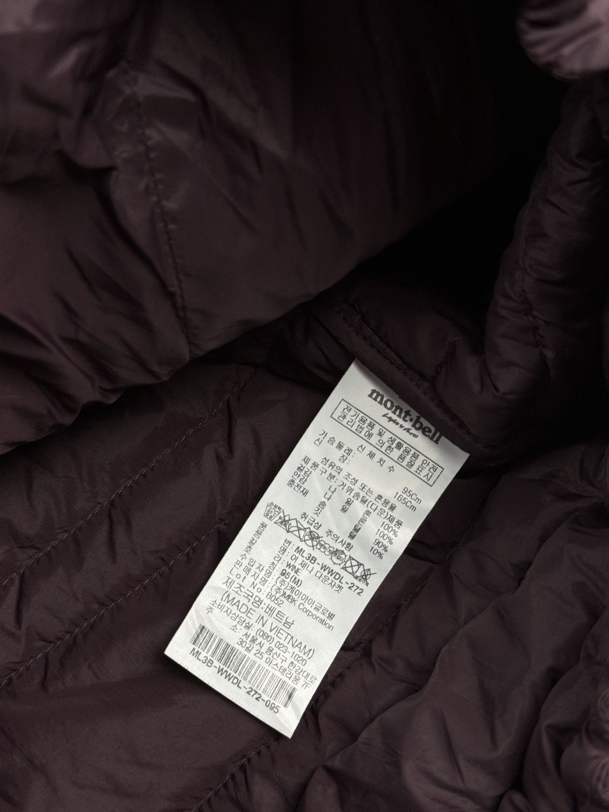 Montbell Down jacket MontBell Japan original casual outdoors item Size US M / EU 48-50 / 2 - 4 Thumbnail