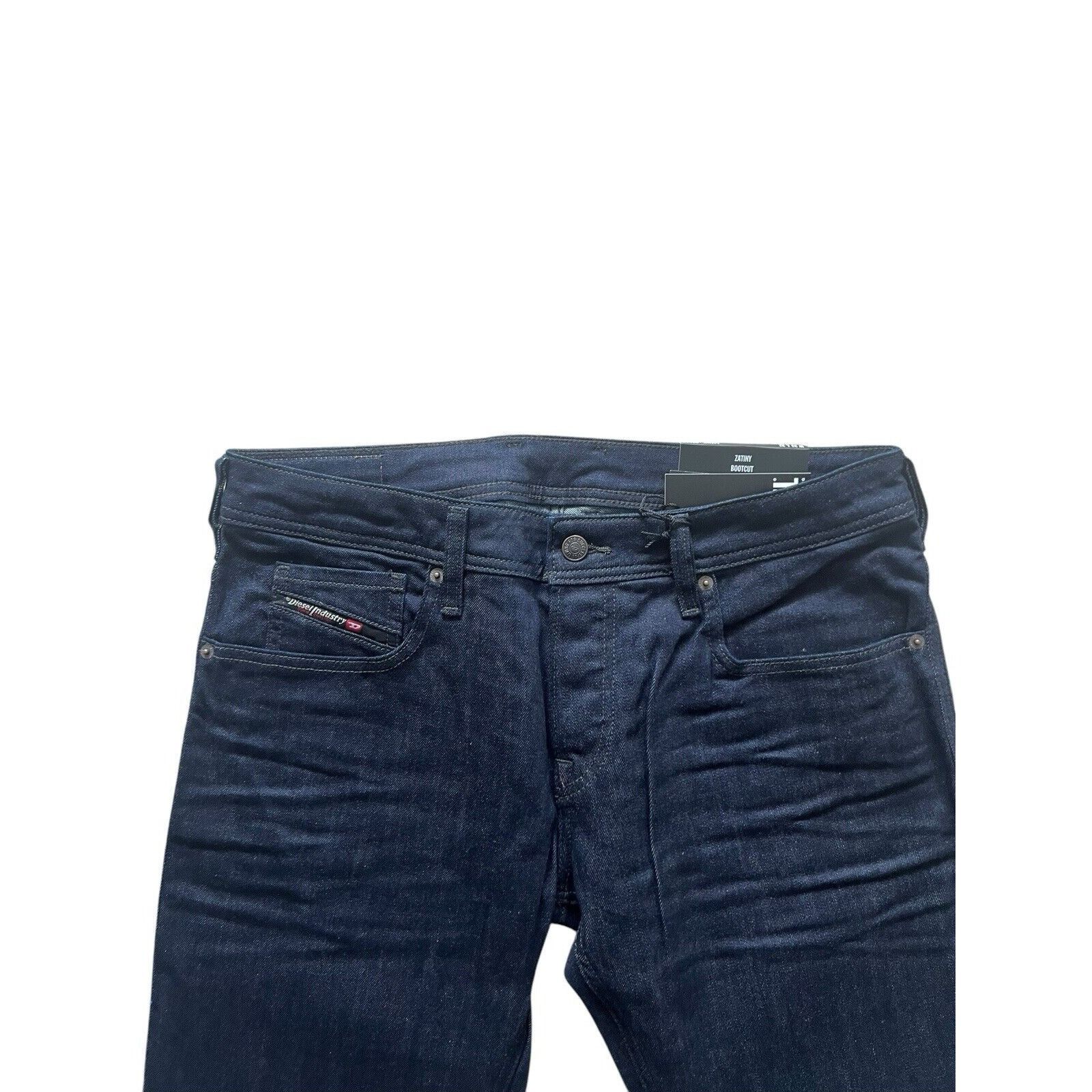 Diesel Diesel Mens Zatiny Bootcut Jeans RB060 Dark Blue Size 36/32 Size US 36 / EU 52 - 2 Thumbnail