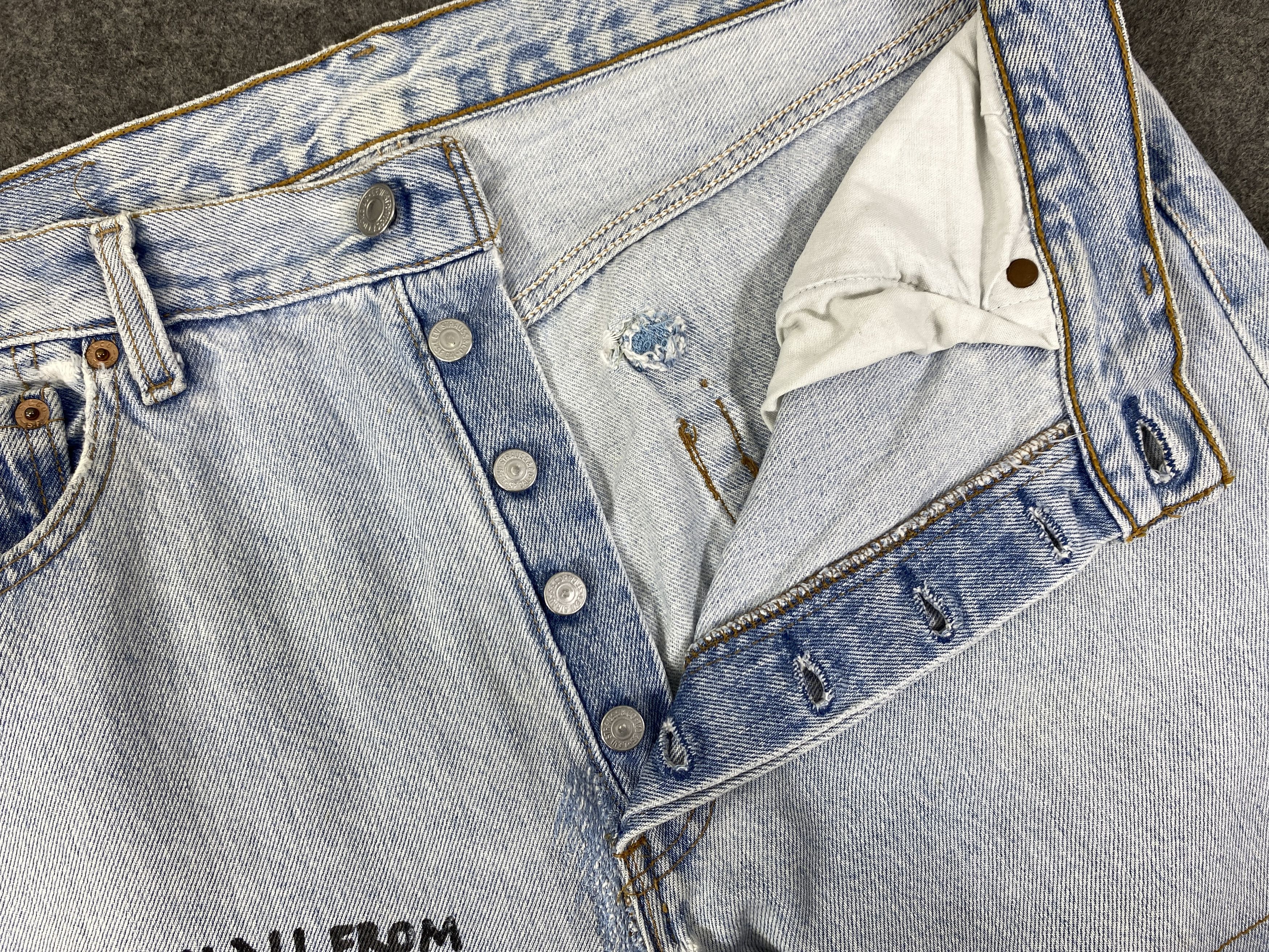 Levi's Light Blue Wash Vintage Levis Jeans 33x32.5 - JN3098 Size US 33 - 6 Thumbnail
