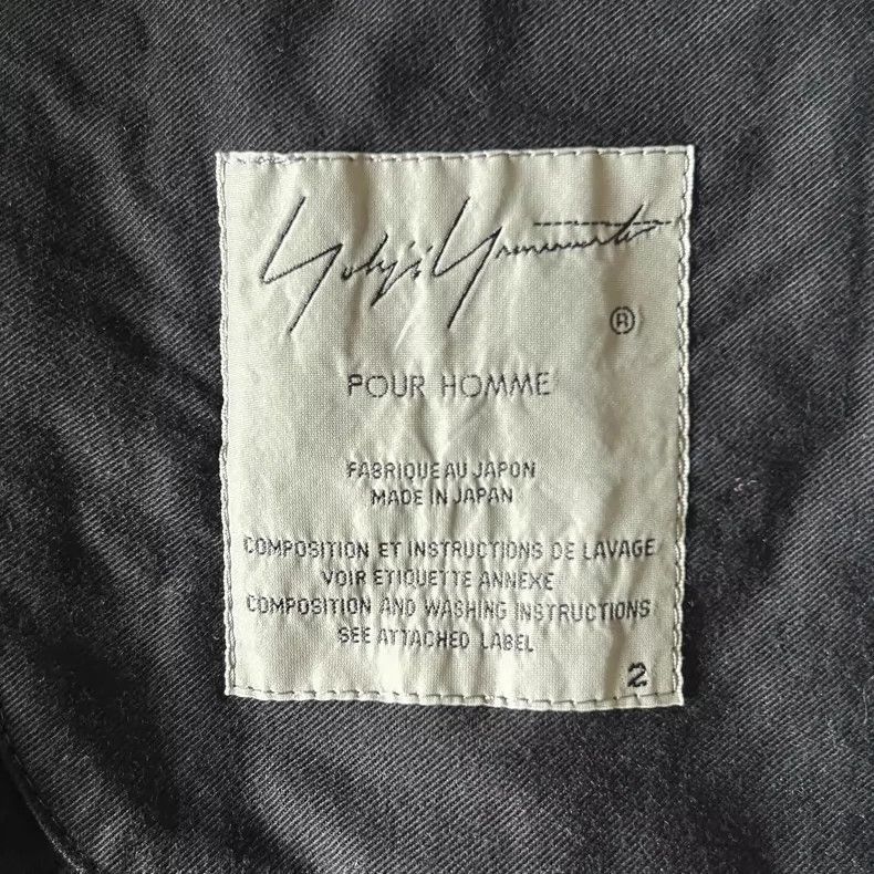 Yohji Yamamoto Yohji Yamamoto Yohji Yamamoto Black Short Suit Jacket Size US M / EU 48-50 / 2 - 6 Thumbnail