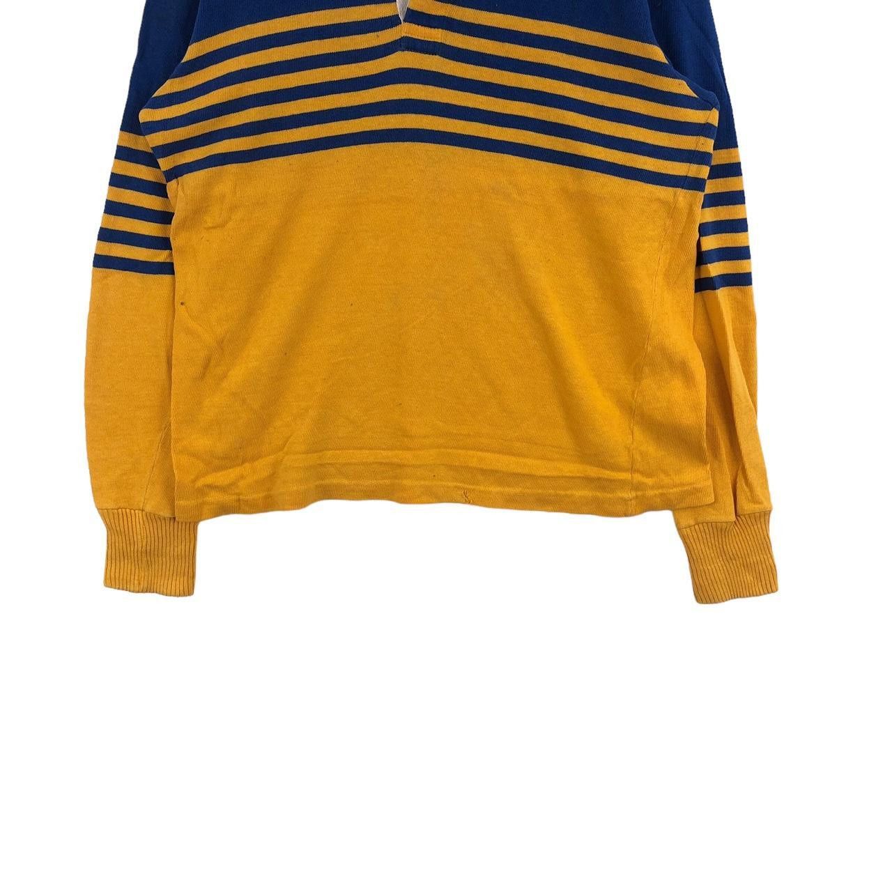 Vintage Vintage 90’ ATHLEISURE USA Rugby Polo Shirt Striped Jersey Size US L / EU 52-54 / 3 - 4 Thumbnail