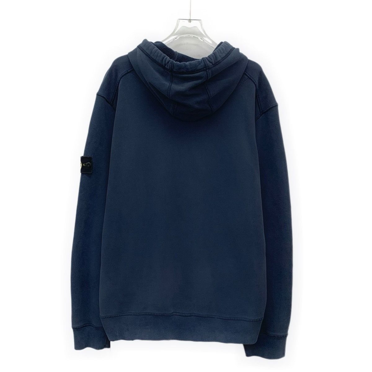 Stone Island Stone Island Dark Blue Hooded Drawstring Sweatshirt K26WX Size US XL / EU 56 / 4 - 2 Thumbnail