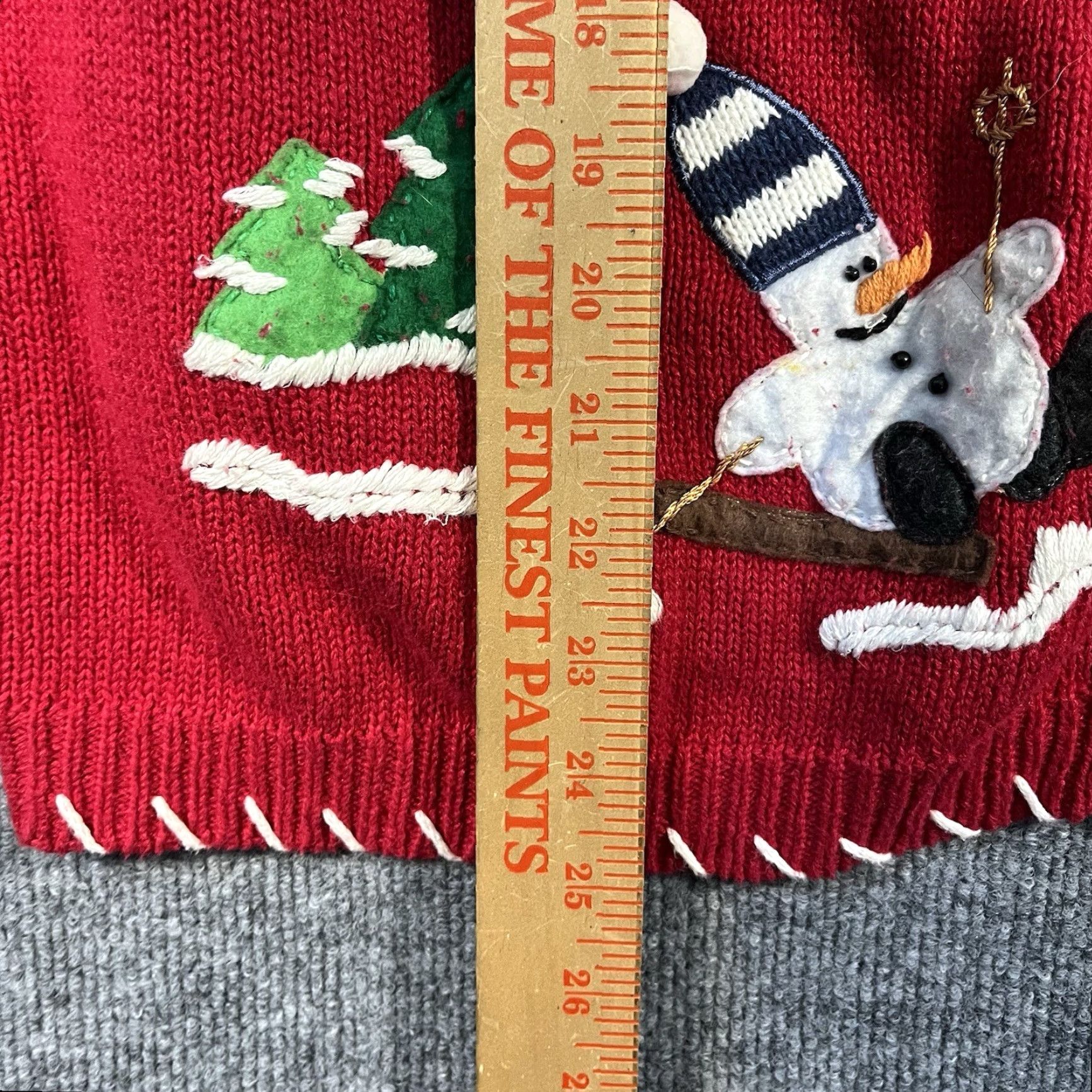 Vintage VINTAGE Tiara International Cardigan Sweater Red L Women Christmas 90s Beaded Embroidered Sequin Graphic Print Knitted Knit Cotton Ramie Other Fiber Size L / US 10 / IT 46 - 5 Thumbnail