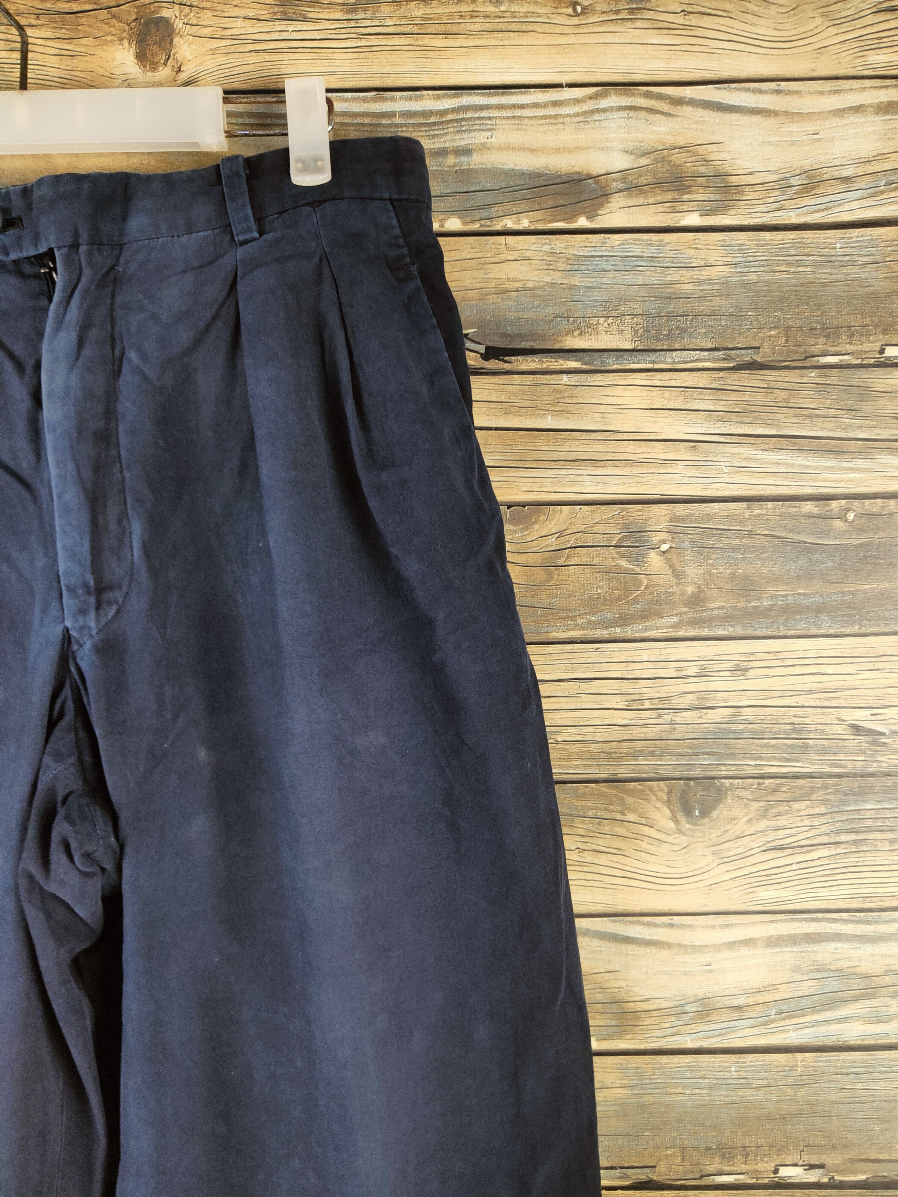 Issey Miyake DL Issey Miyake vintage Navy Casual Pants #46-811 Size US 32 / EU 48 - 5 Thumbnail