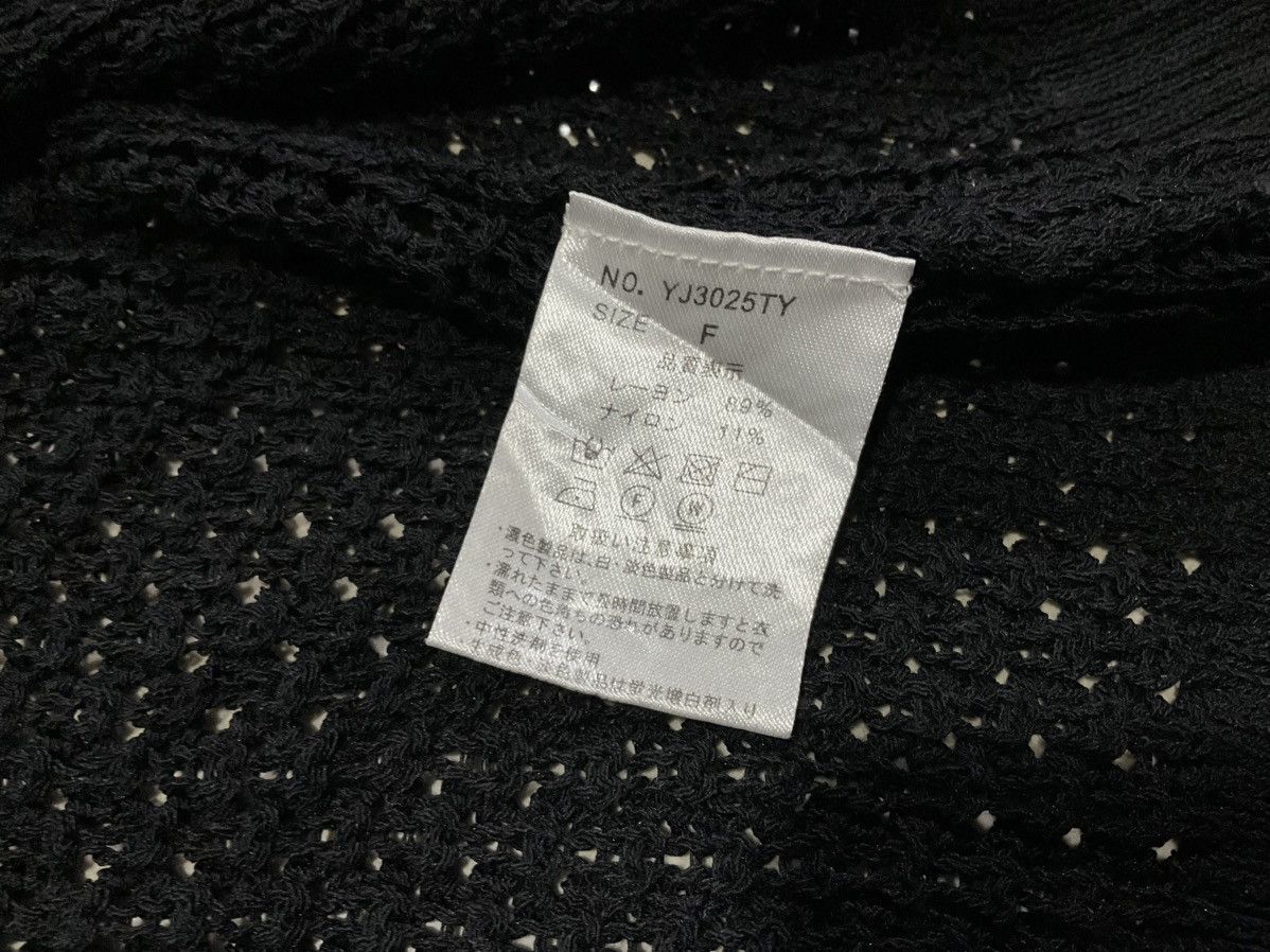 If Six Was Nine × Japanese Brand × Le Grande Bleu (L.G.B.) 🔥Y2K Japanese Yevs Goth Punk Mesh Open Knit Long Cardigan Size US XL / EU 56 / 4 - 6 Thumbnail