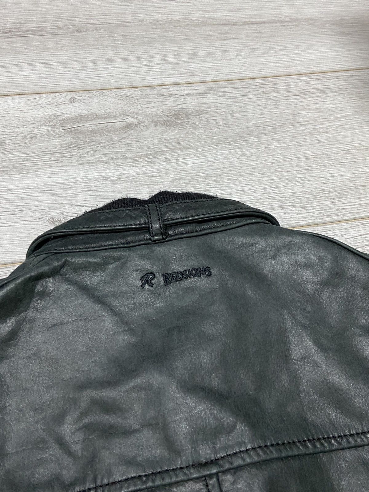 Genuine Leather Redskins leather moto jacket zip Size US S / EU 44-46 / 1 - 3 Thumbnail