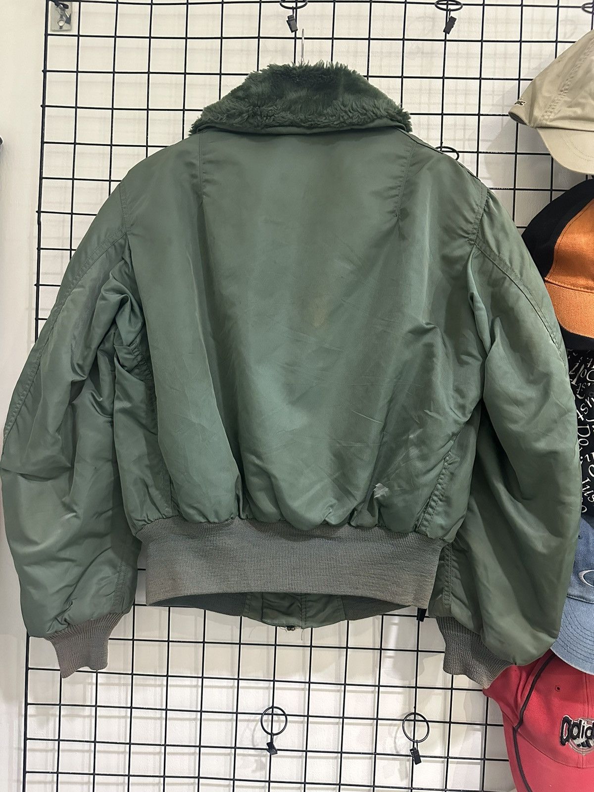 Alpha Industries × Vintage Vintage MA-1 Alpha Industries Bomber Jacket Size US M / EU 48-50 / 2 - 2 Thumbnail