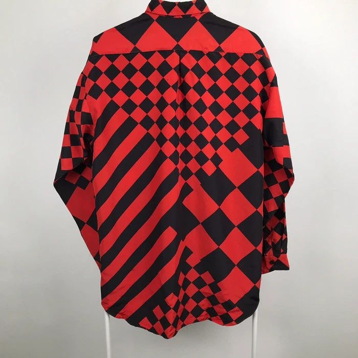 Japanese Brand × Vintage (SY0096) VTG ELVENCEDOR UOMO SPIDER WEB ILUSSION SHIRTS Size US XL / EU 56 / 4 - 1 Thumbnail