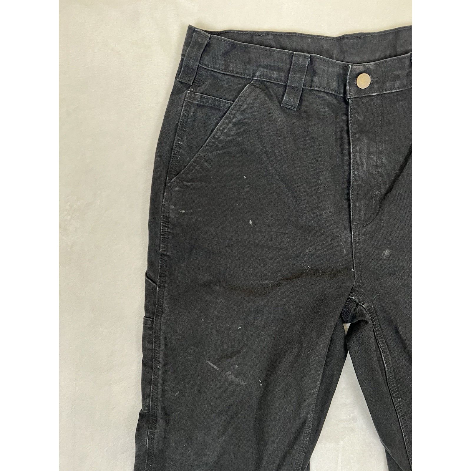 Other Brahma Black Canvas Carpenter Pants Size 32x30 Work Wear Sta Size US 32 / EU 48 - 3 Thumbnail