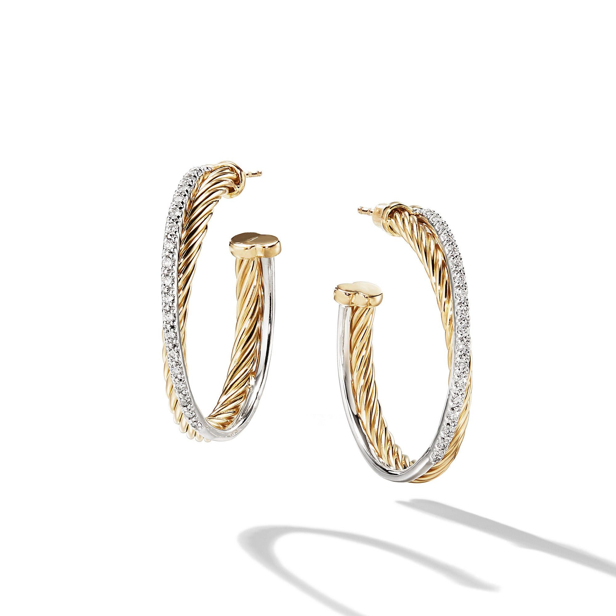 David Yurman o1w1db11025 E06565M Gold Earrings in Golden Size ONE SIZE - 1 Thumbnail