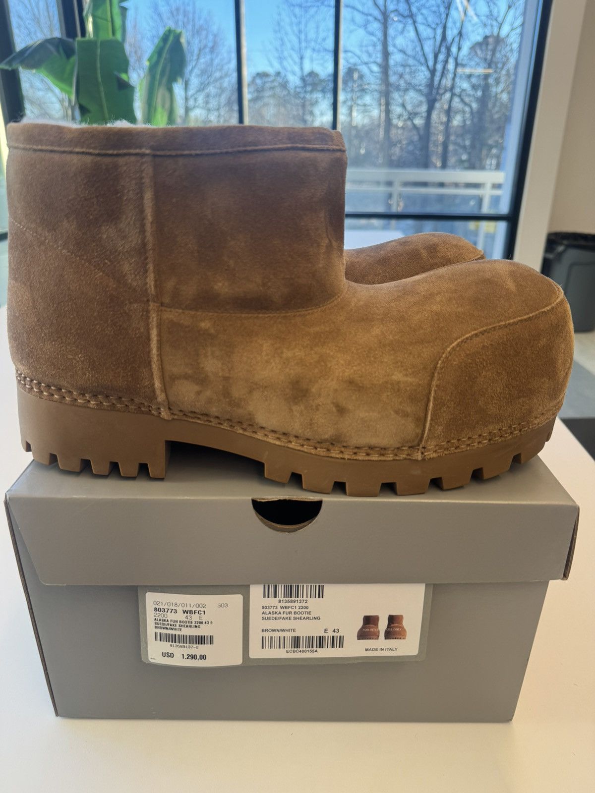 Balenciaga Balenciaga ‘Alaska Fur Bootie’ Boot Size US 12 / EU 45 - 4 Thumbnail