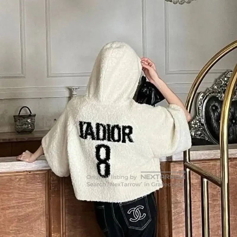 Dior Dior Wool Blend Women's Cardigan in White . Size M / US 6-8 / IT 42-44 - 7 Thumbnail