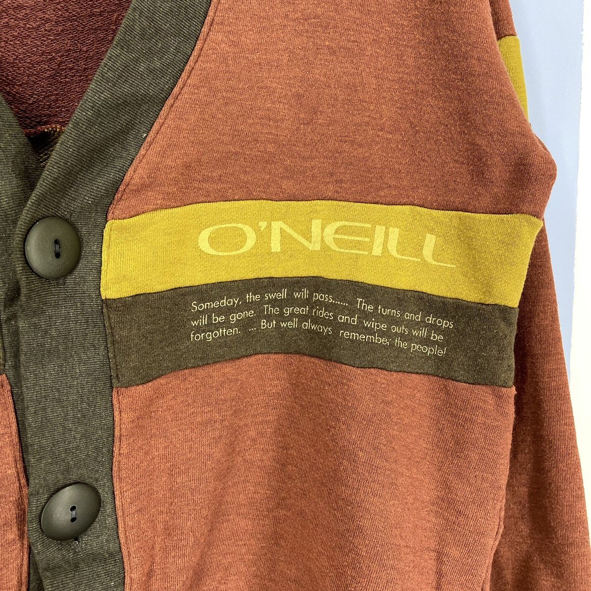 O'Neill ONEILL Button Sweater Rare Design #1397/AW Size US M / EU 48-50 / 2 - 3 Thumbnail