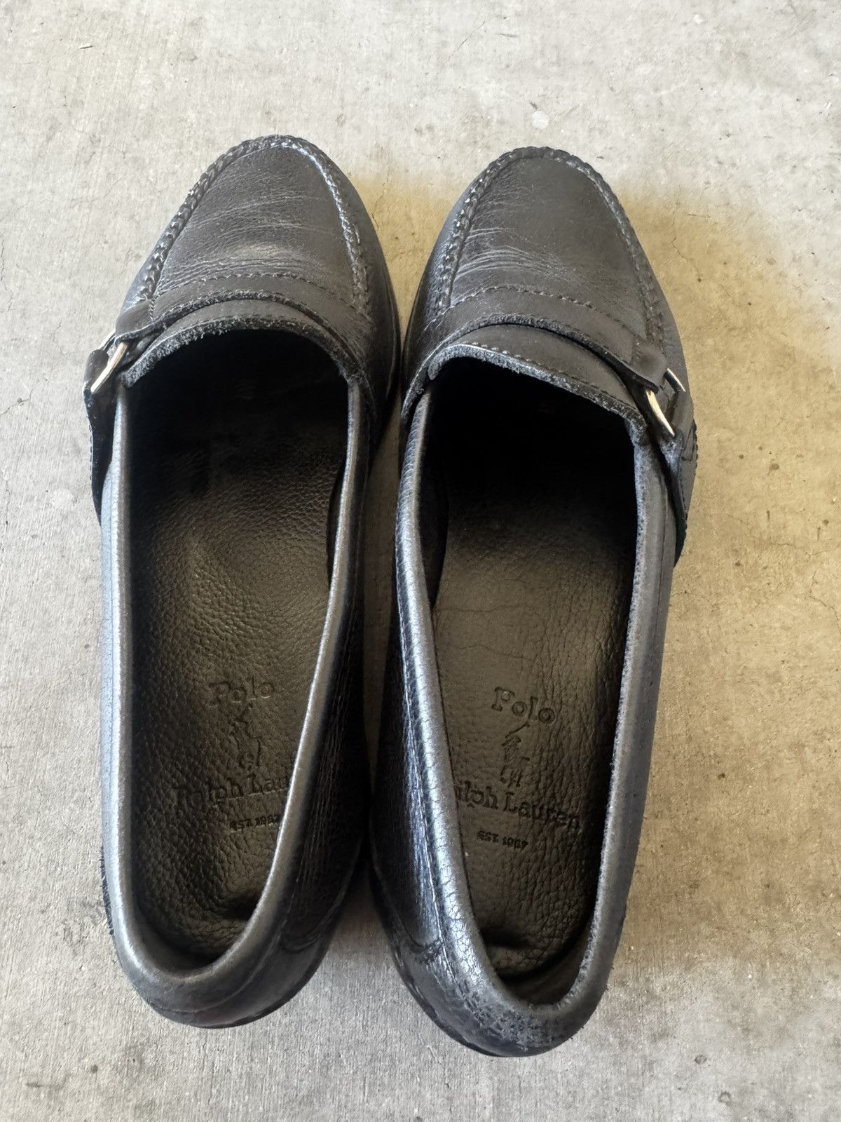 Polo Ralph Lauren Polo by Ralph Lauren Vintage D-Ring Vamp Leather Loafer Size US 10.5 / EU 43-44 - 5 Thumbnail