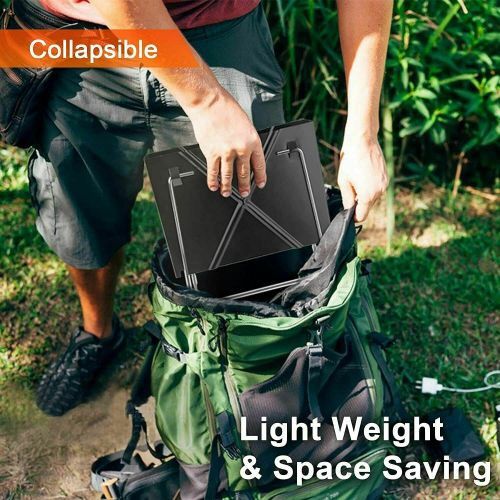 Designer × Homemade YSSOA 12” Portable Grill Charcoal Barbecue Grill - Folding G Size US L / EU 52-54 / 3 - 4 Thumbnail