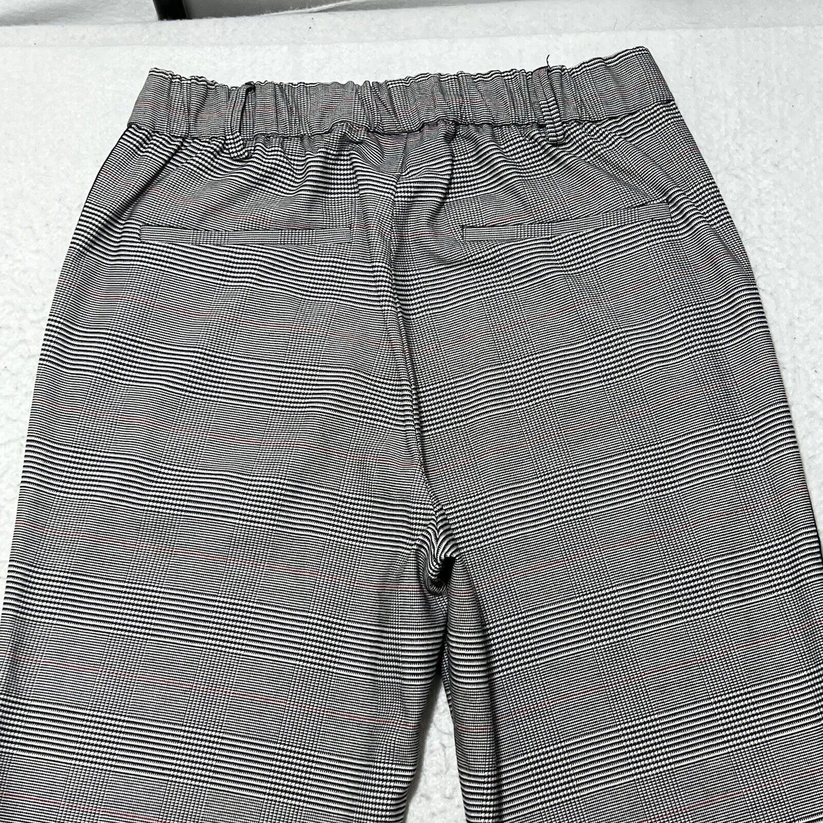 Zara Zara Collection XS High Rise Capri Houndstooth Black Pants Size 26" / US 2 / IT 38 - 6 Thumbnail