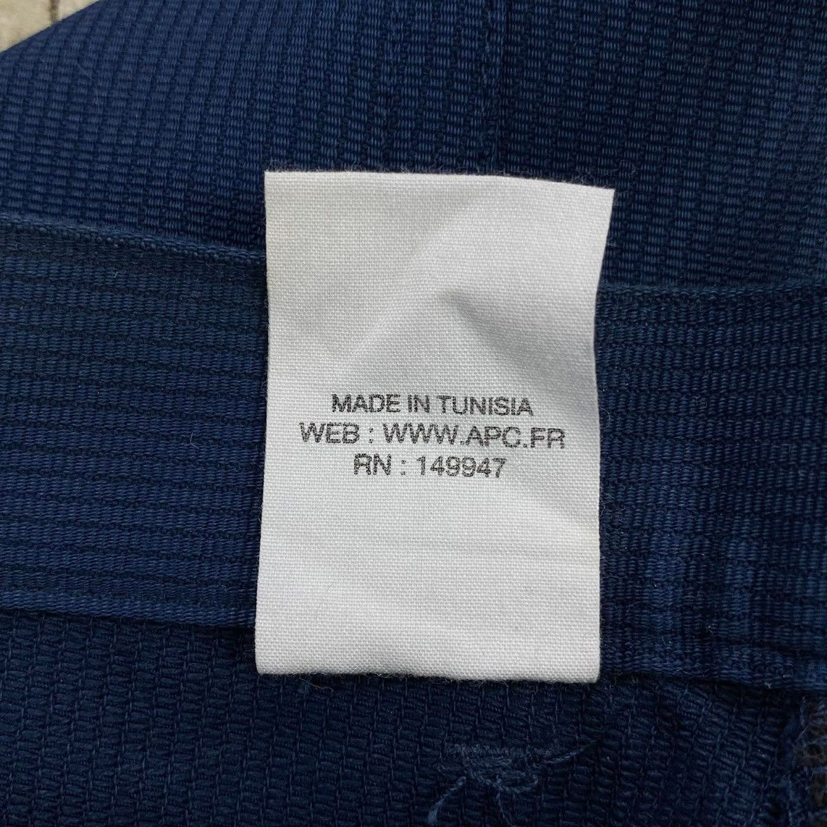 A.P.C. Jean Standard Indigo Ottoman Rib Pants Size US 32 / EU 48 - 9 Thumbnail