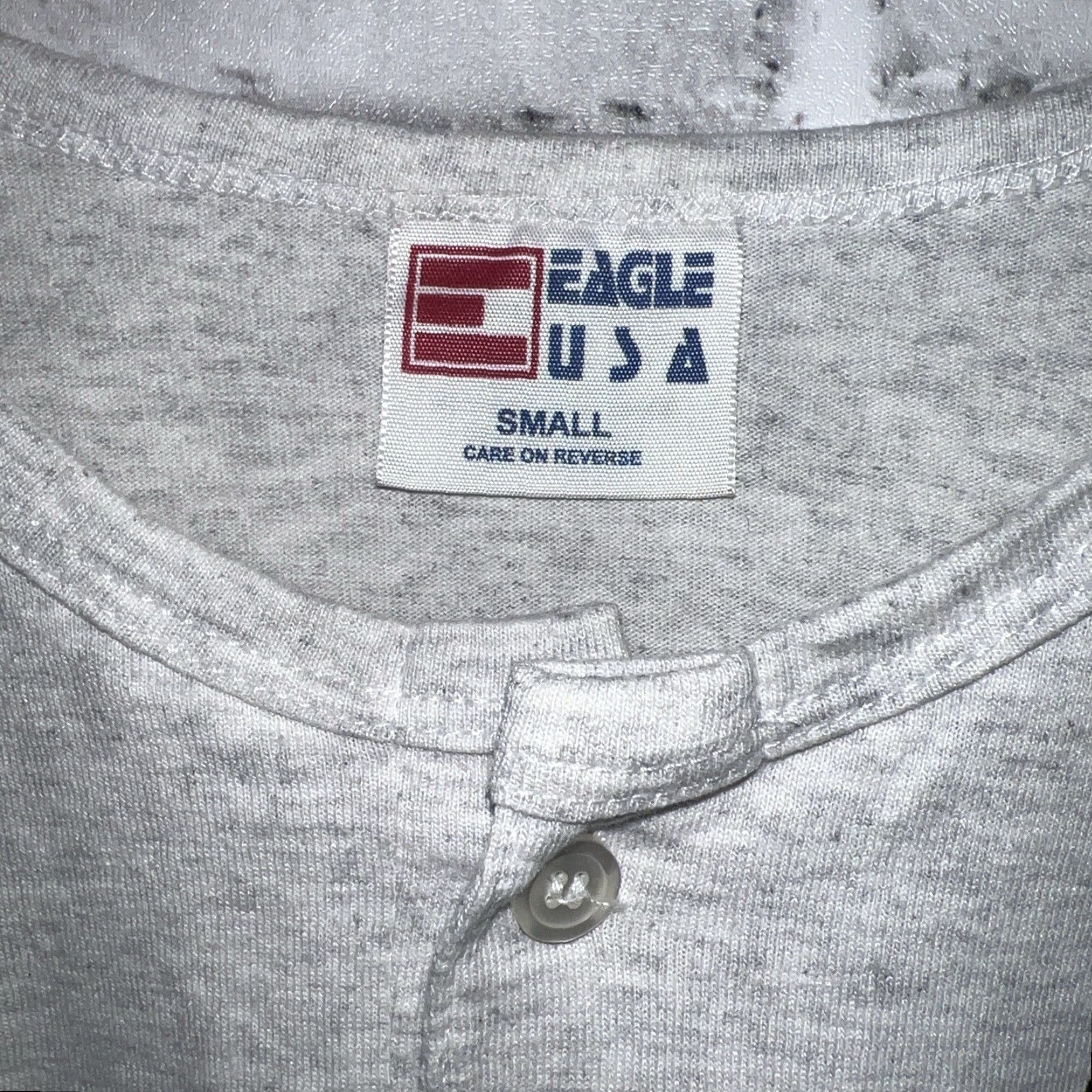Vintage Eagle USA St Louis Henley T-Shirt Mens Size S White Cardinals Shirt 90s? Size US S / EU 44-46 / 1 - 3 Thumbnail