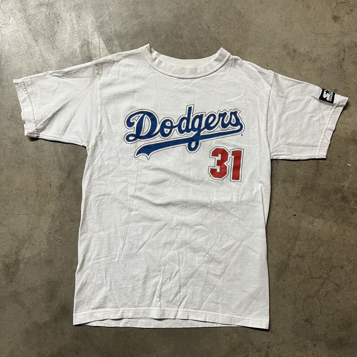 MLB × Starter × Vintage Vintage 1997 MLB Los Angeles Dodgers Piazza Starter T-Shirt Size US S / EU 44-46 / 1 - 2 Thumbnail