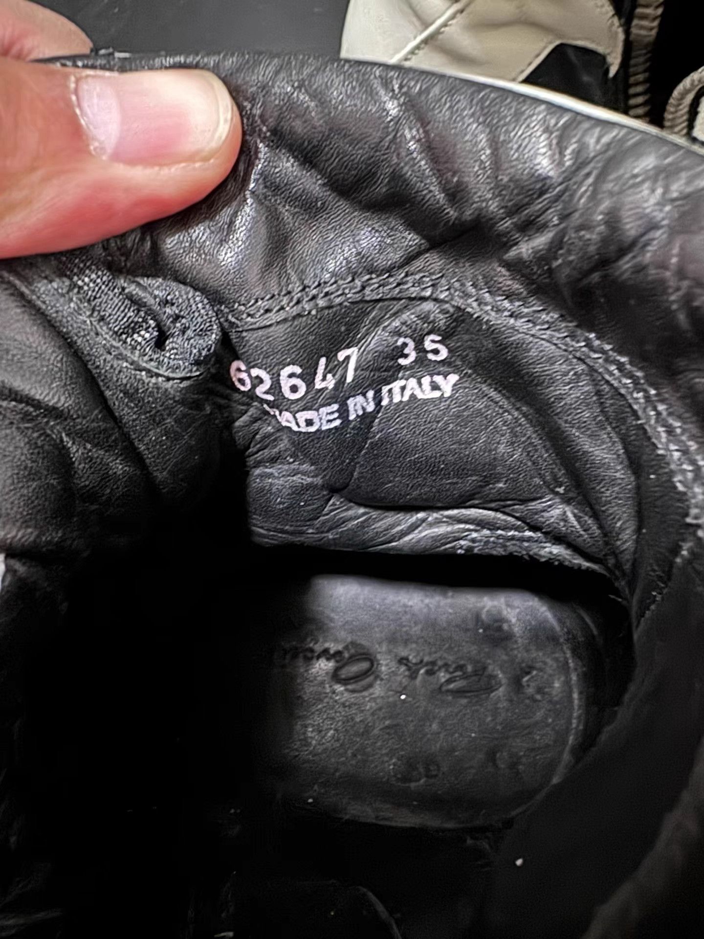 Rick Owens Rick Owens black and white reverse triangle sneakers Size US 5 / IT 35 - 9 Thumbnail