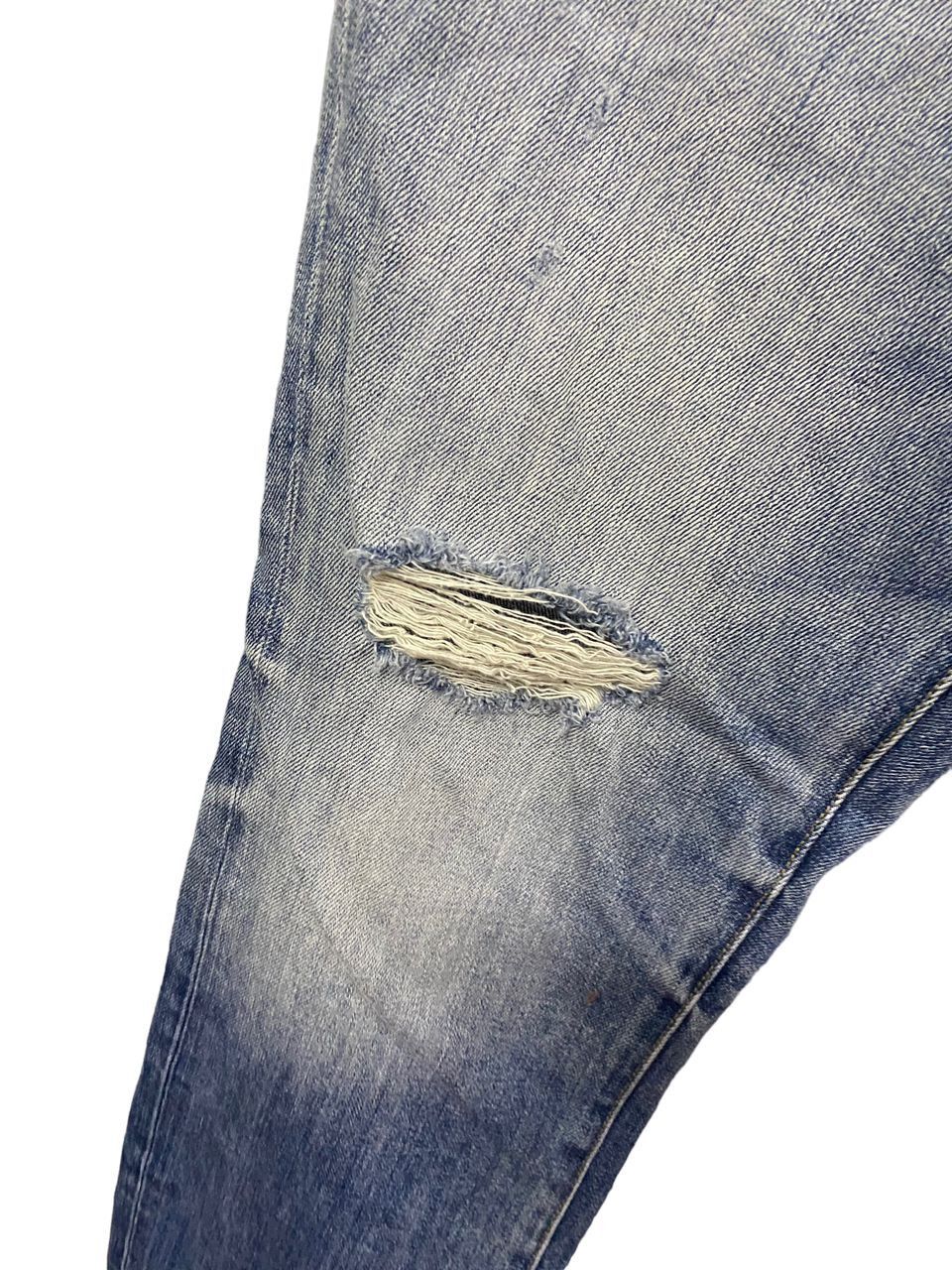 Vintage 💥BEST OFFER💥UNIQLO JEANS DISTRESSED DENIM Size US 36 / EU 52 - 3 Thumbnail