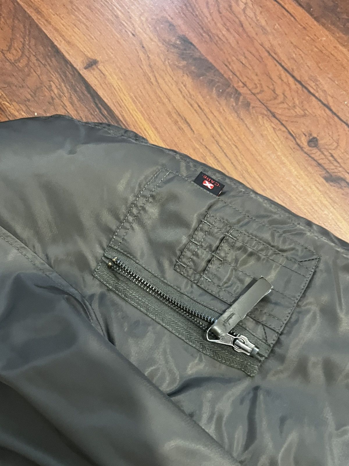 Vintage 00s l Flyer Green Vintage Bomber Large hype Jacket Oversize Size US L / EU 52-54 / 3 - 7 Thumbnail