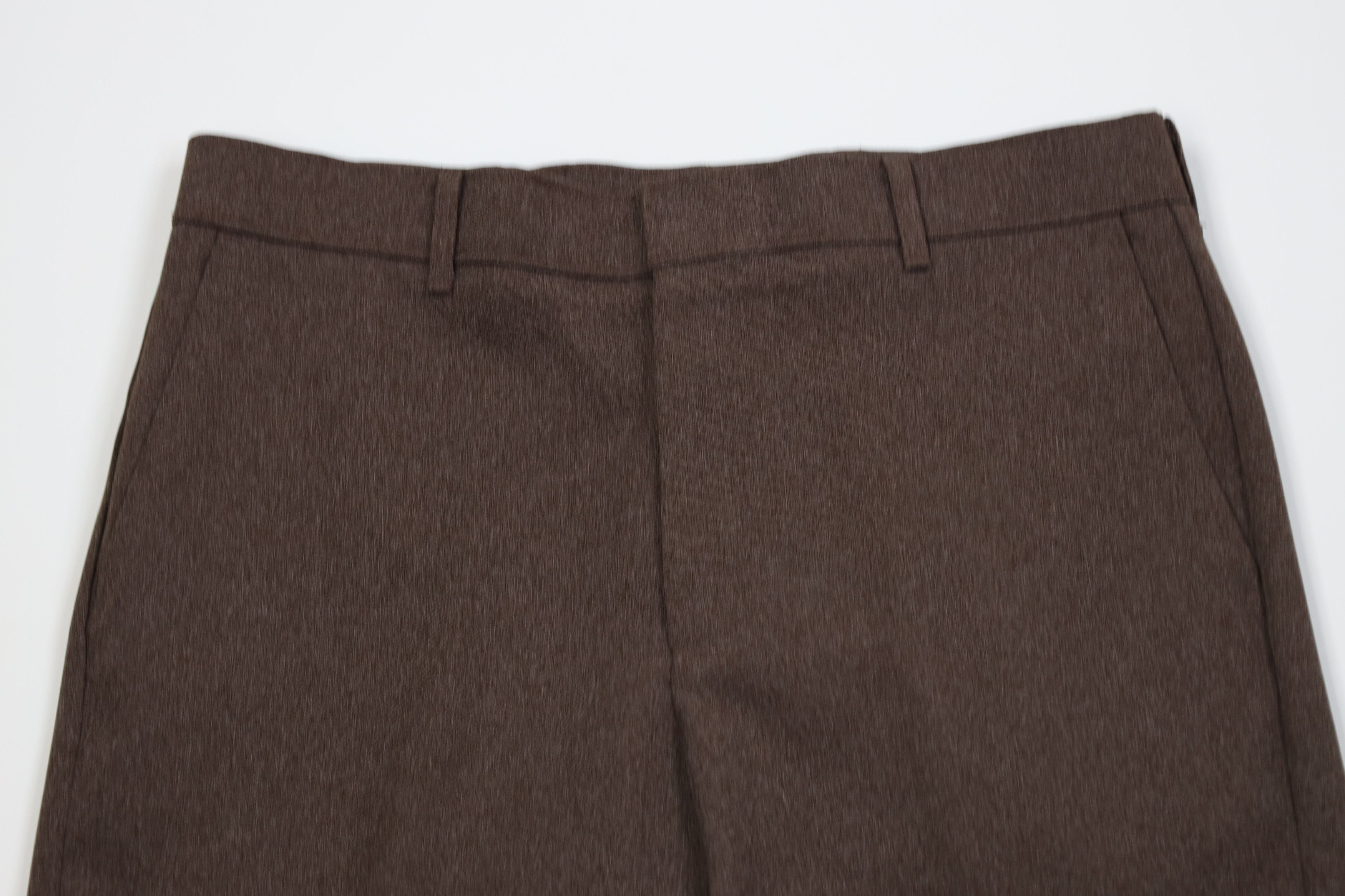 Levi's Vintage 70s Levis Knit Flared Wide Leg Chino Pants Brown USA Size US 32 / EU 48 - 2 Thumbnail