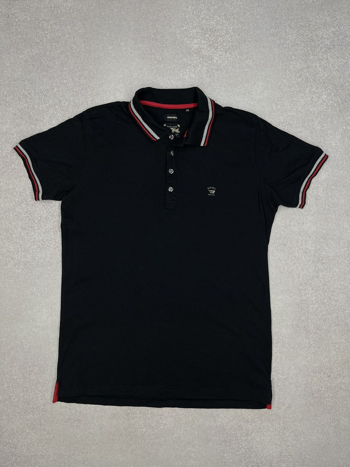 Diesel Mens Polo Diesel Black Size L Size US L / EU 52-54 / 3 - 2 Thumbnail