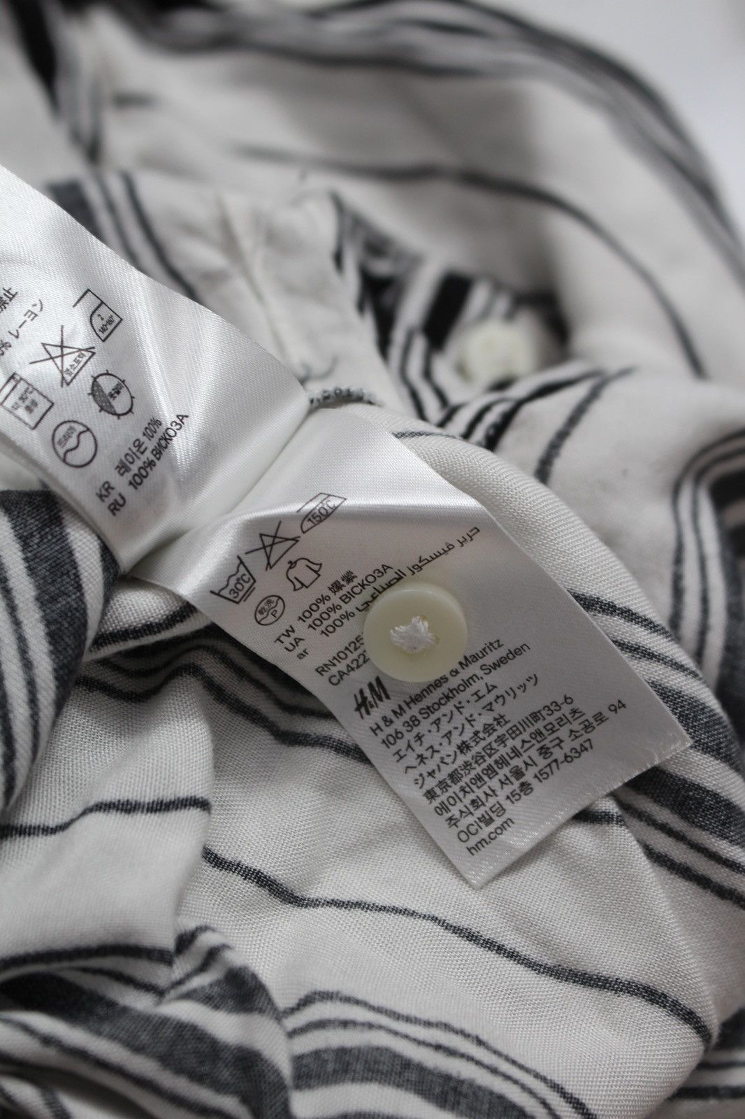 Designer × H&M H&M STRIPED RAYON SHIRTS Size M / US 6-8 / IT 42-44 - 6 Thumbnail