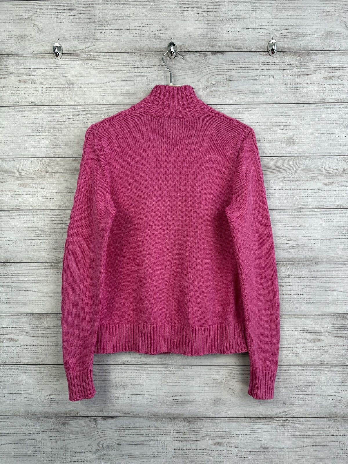 Polo Ralph Lauren 90s Polo Ralph Lauren Sport Vintage Knit Zip Sweater Size L / US 10 / IT 46 - 10 Thumbnail