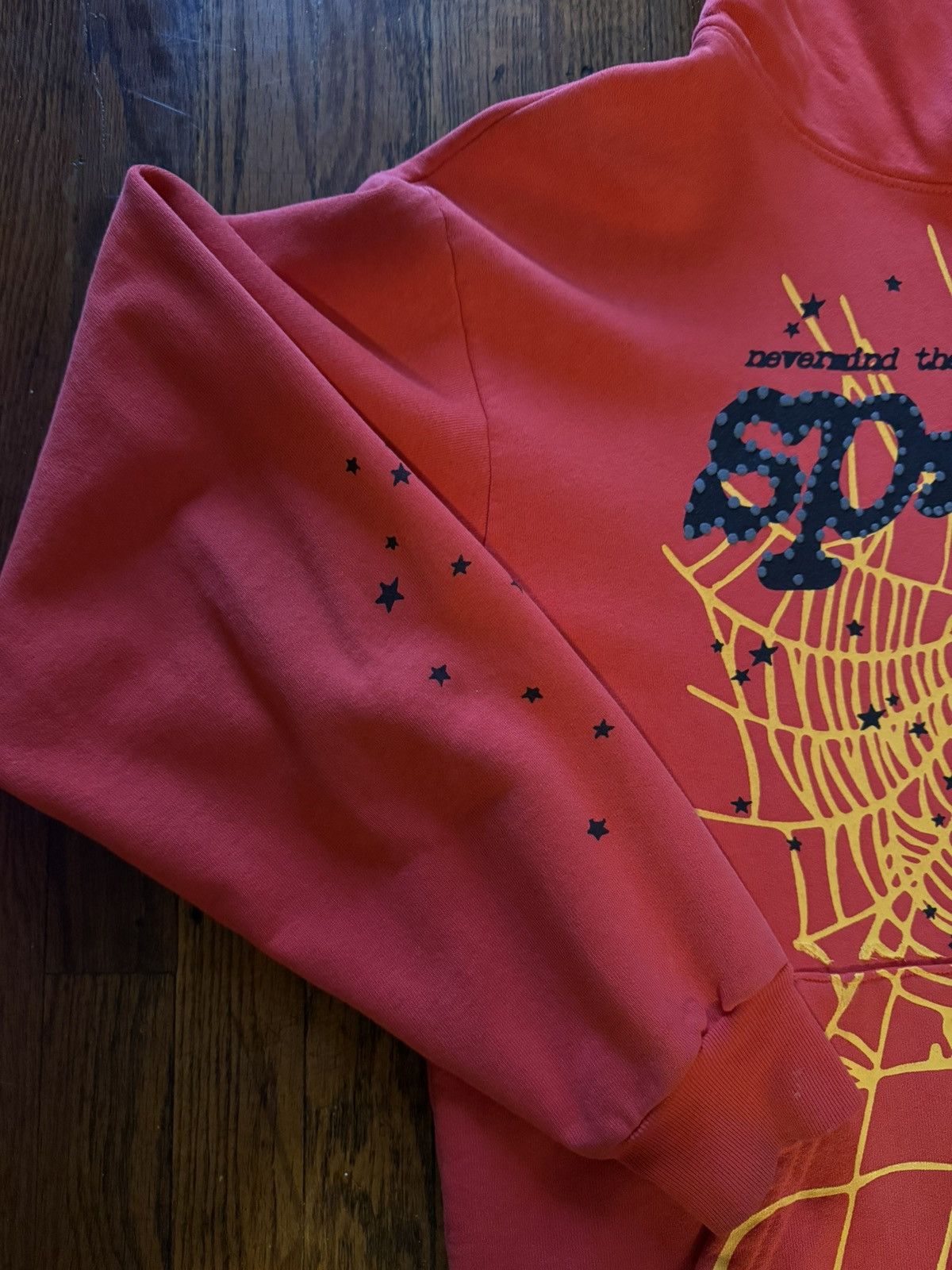 Sp5der SP5DER PUNK V2 RED HOODIE Size US M / EU 48-50 / 2 - 3 Thumbnail