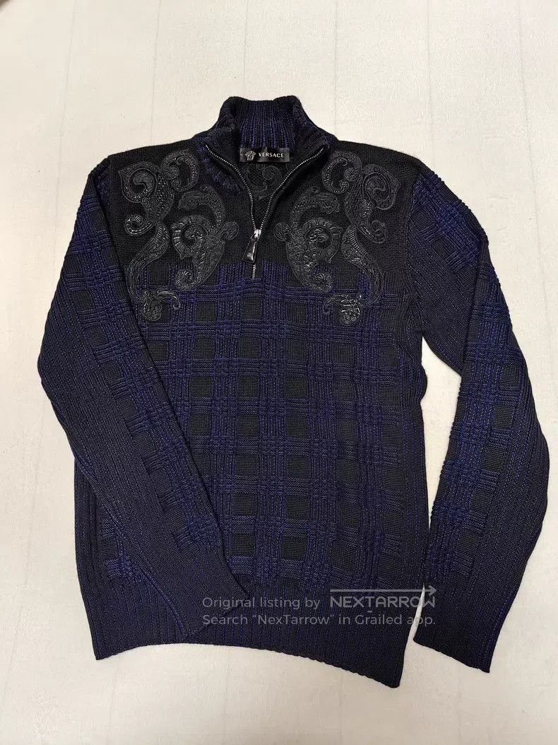 Versace Versace Men's wool knitted coat Size US S / EU 44-46 / 1 - 9 Thumbnail