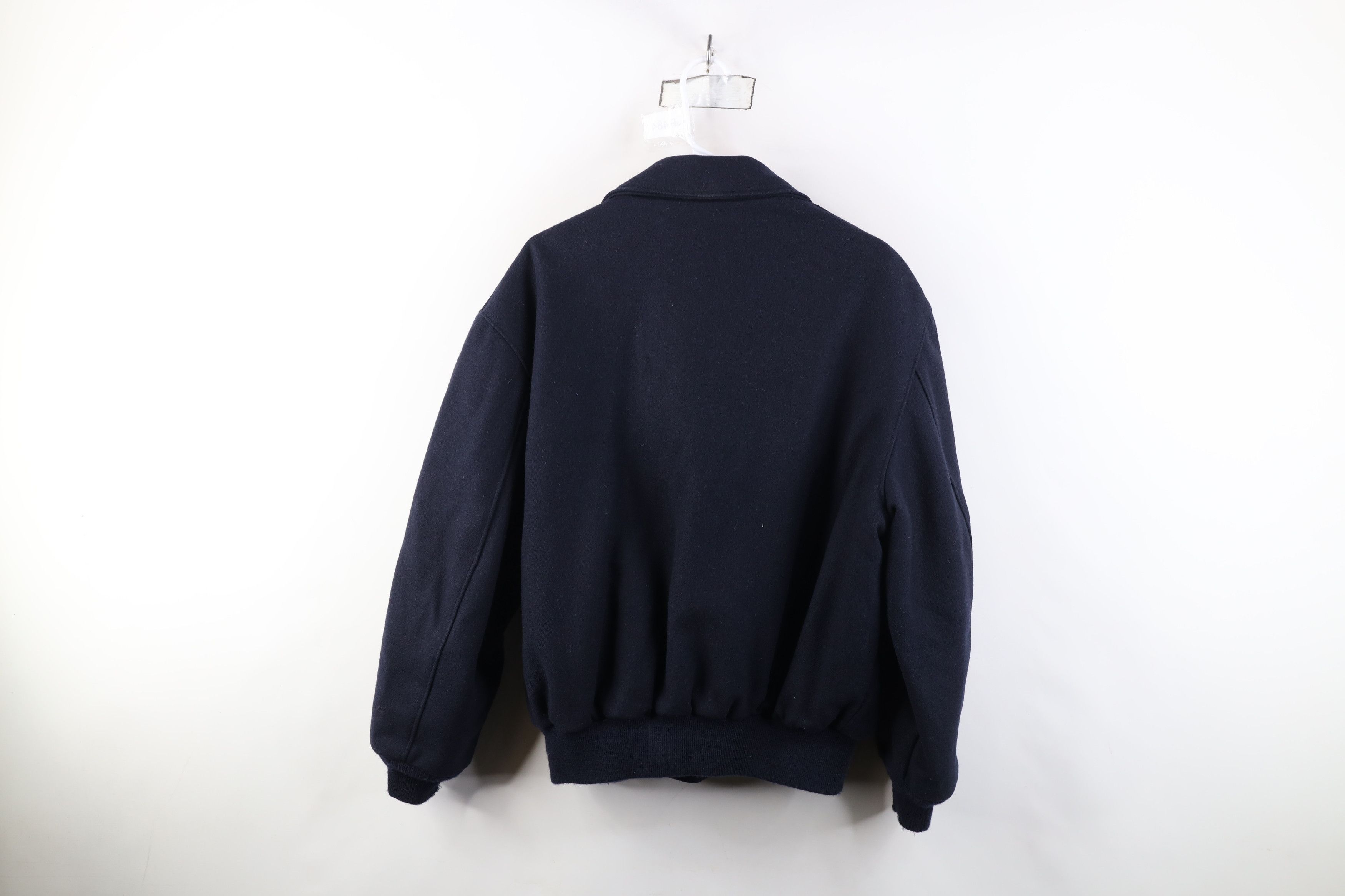 Vintage Vintage 80s 90s Streetwear Varsity Bomber Jacket Blue USA Size US XL / EU 56 / 4 - 10 Thumbnail