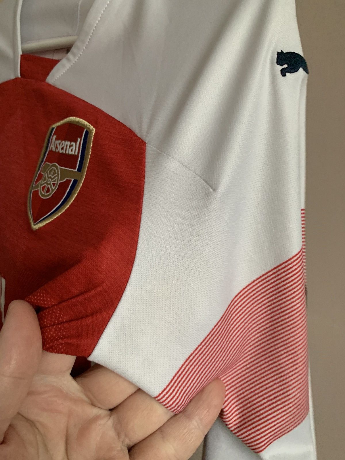 Puma Arsenal London Home Football Shirt Puma Soccer TORREIRA#11 Size US XS / EU 42 / 0 - 8 Thumbnail