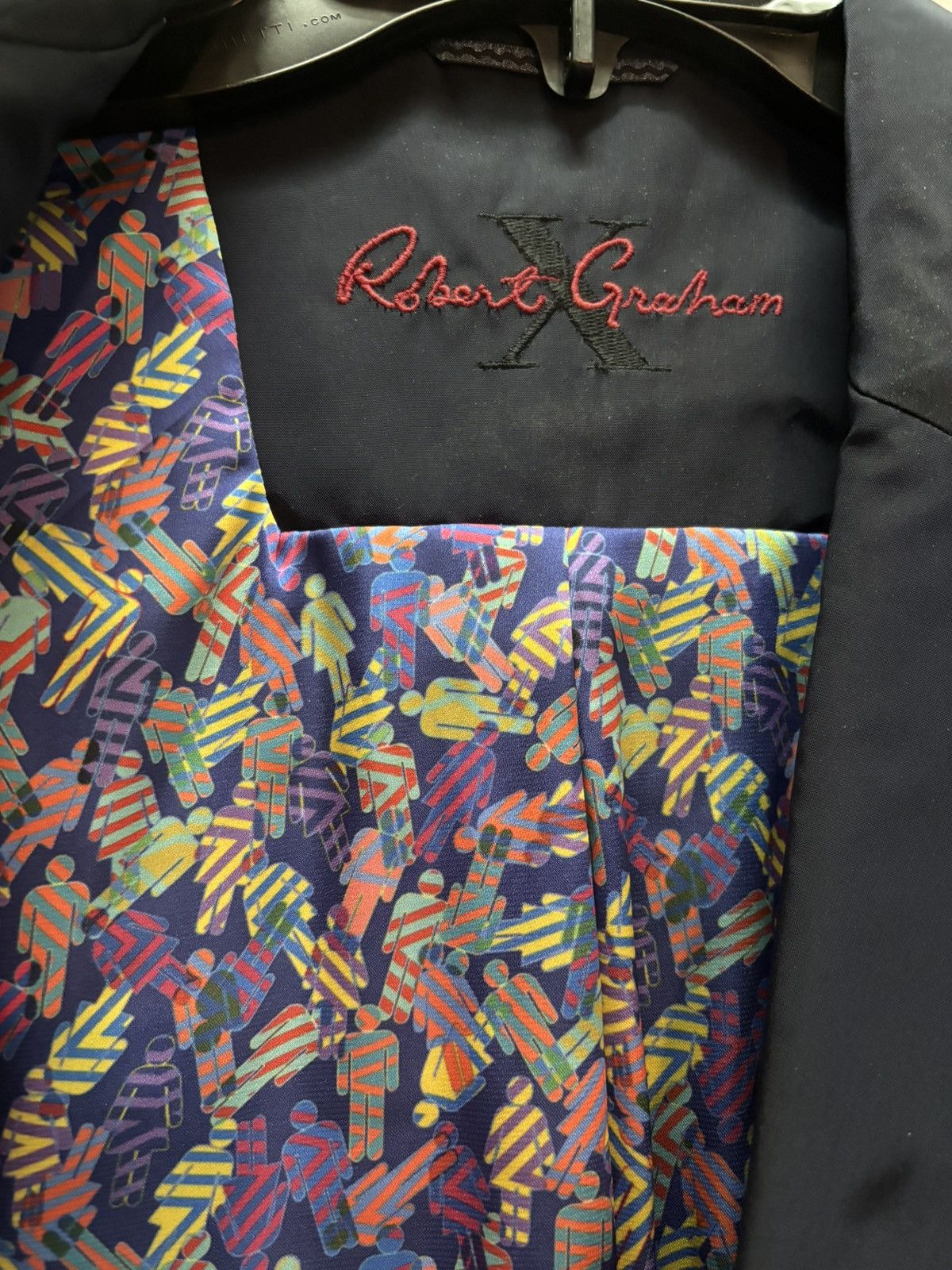 Robert Graham Robert Graham Flat Iron Navy Blazer (L) Size US L / EU 52-54 / 3 - 5 Thumbnail