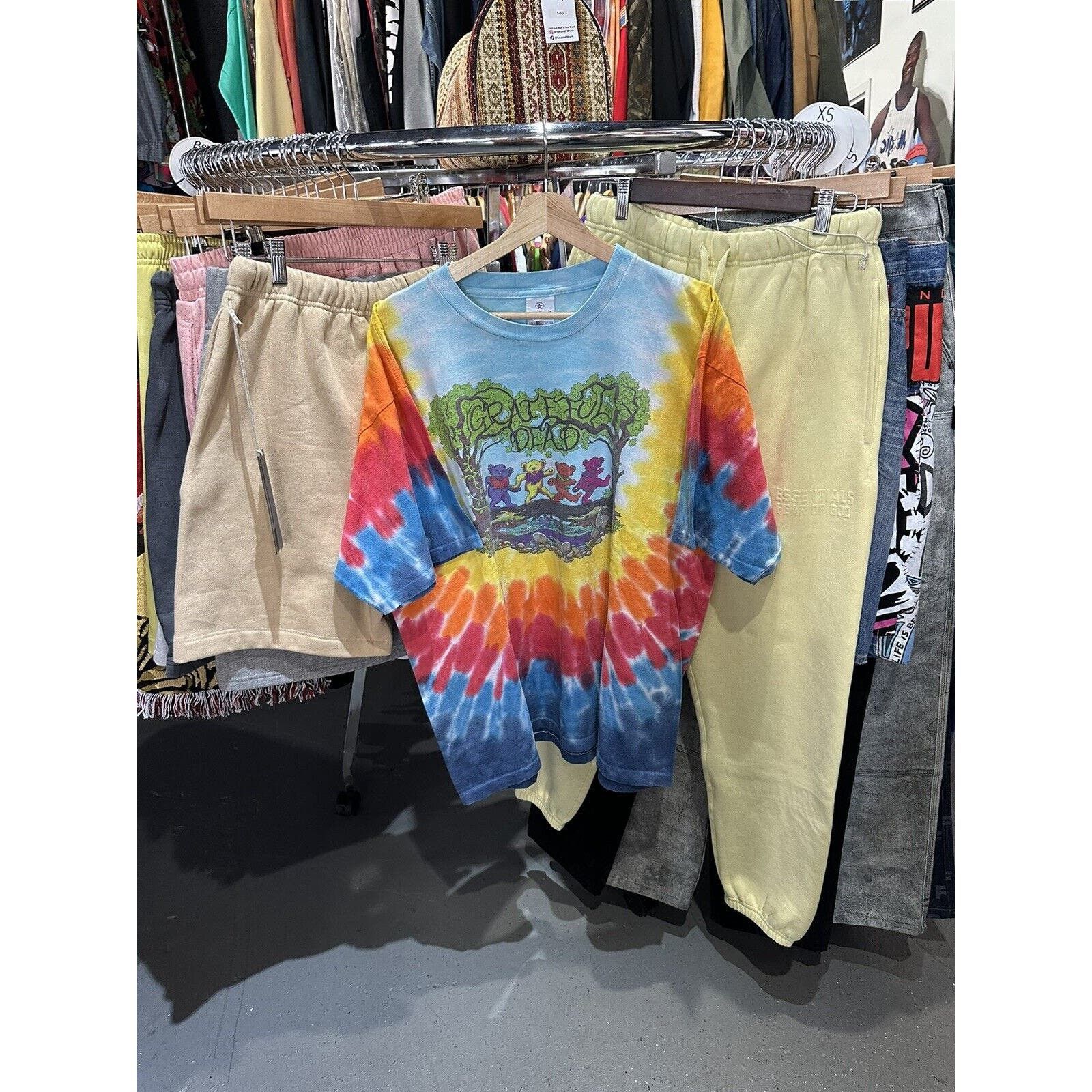 image of Vintage 90's Grateful Dead Bears Tie Dye Band T Shirt Size Xl, Men's