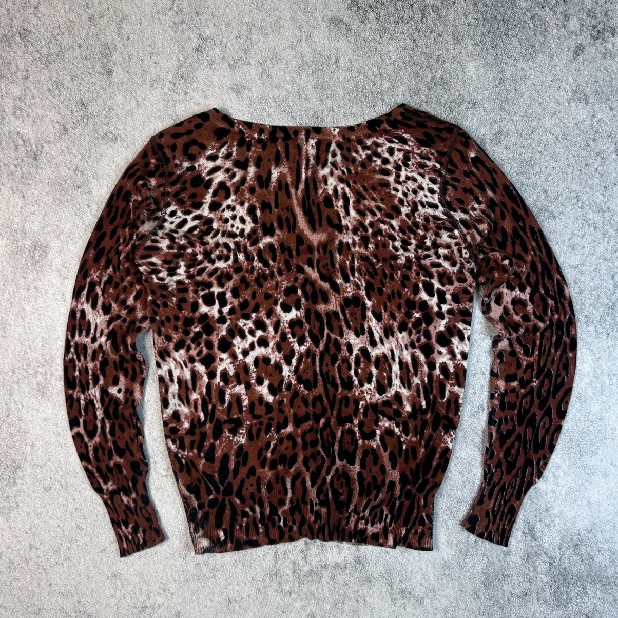 Jean Paul Gaultier Very Rare Jean Paul Gaultier Top Leopard Blouse Print Size M / US 6-8 / IT 42-44 - 9 Thumbnail
