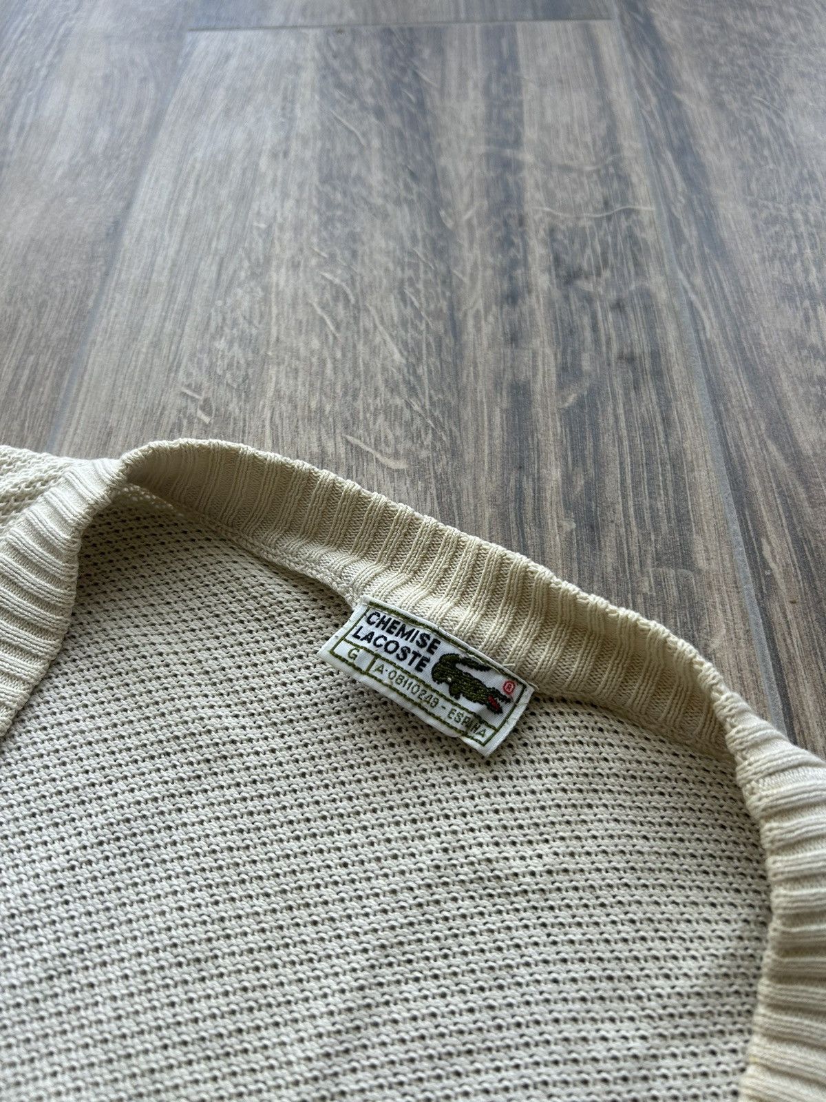 Lacoste × Vintage Vintage Chemise Lacoste vintage Cardigan mens old money Size US L / EU 52-54 / 3 - 3 Thumbnail
