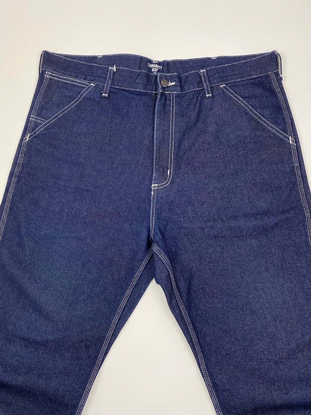 Carhartt Carhartt WIP Penrod Dark Denim Work Pants W36 Size US 36 / EU 52 - 4 Thumbnail