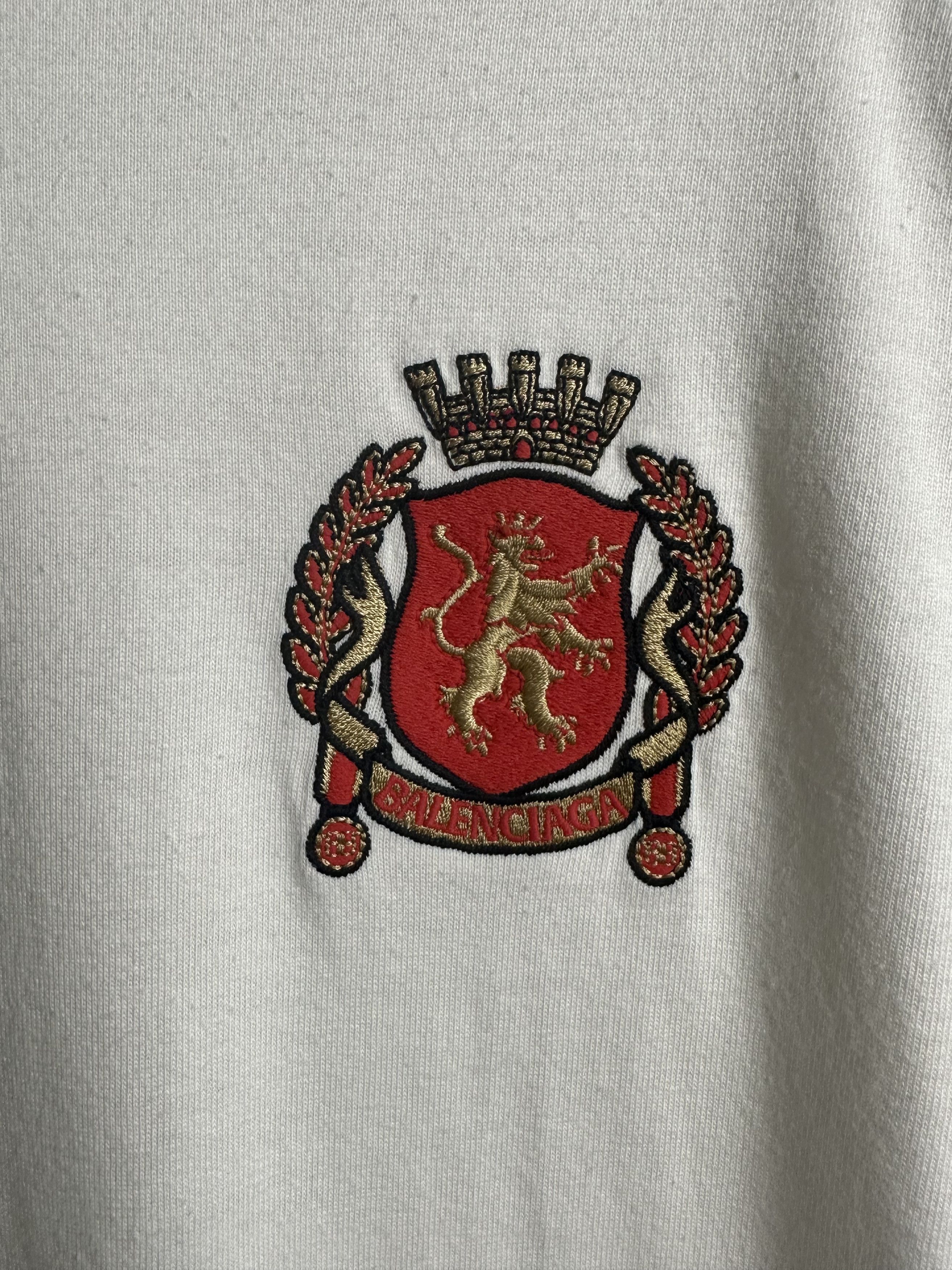 Balenciaga Balenciaga White Soccer Long Sleeve Jersey "Tokyo" Size US M / EU 48-50 / 2 - 6 Thumbnail