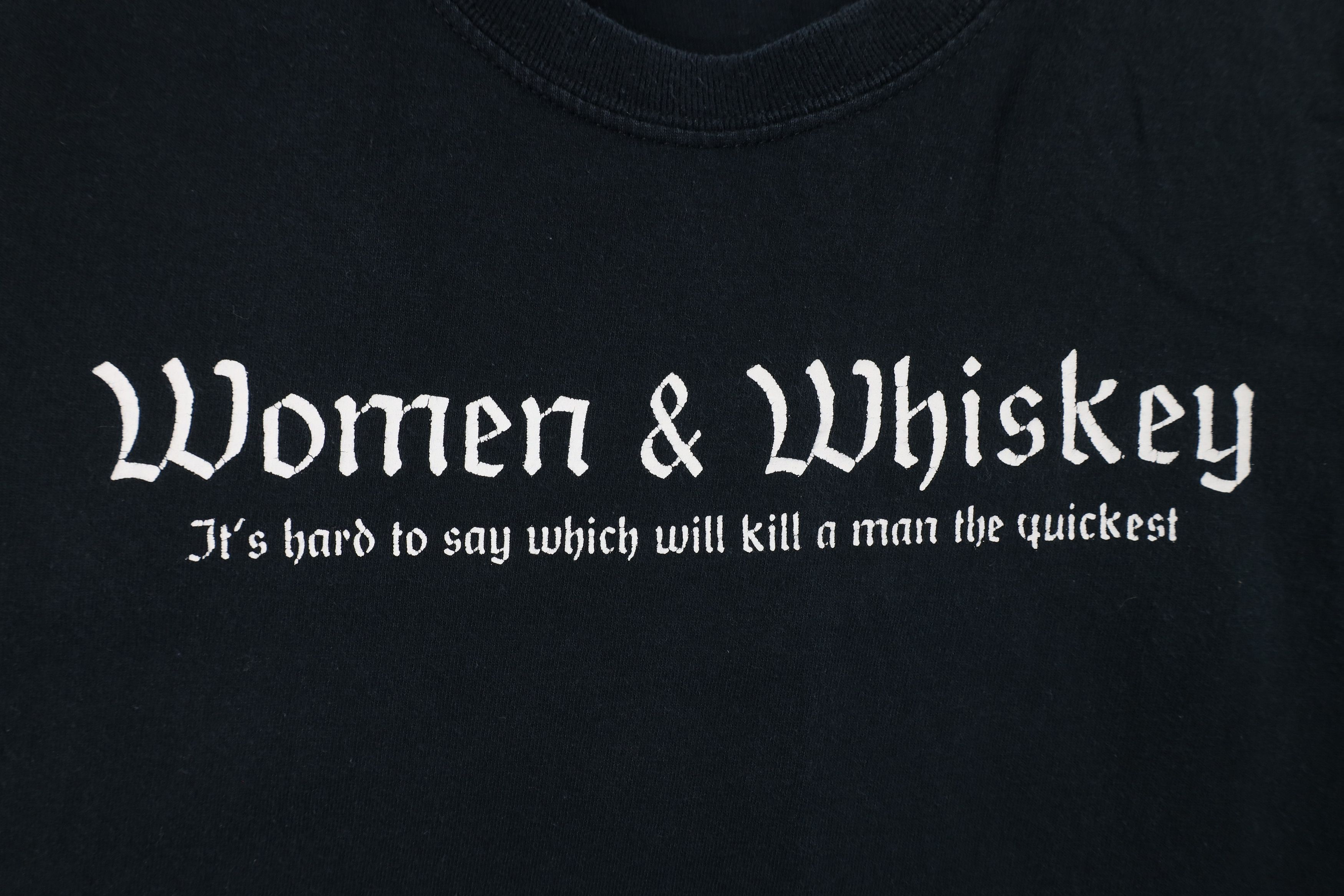 Vintage Vintage Y2K Streetwear Women & Whiskey Will Kill Man T-Shirt Size US XL / EU 56 / 4 - 4 Thumbnail