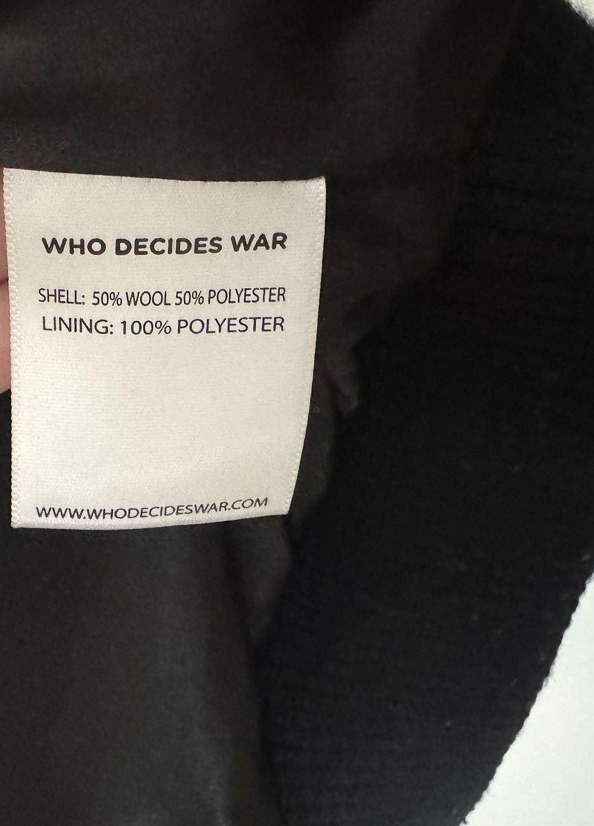Who Decides War Who Decides War “Stained Glass” Varsity Jacket Black/Grey M Size US M / EU 48-50 / 2 - 10 Thumbnail